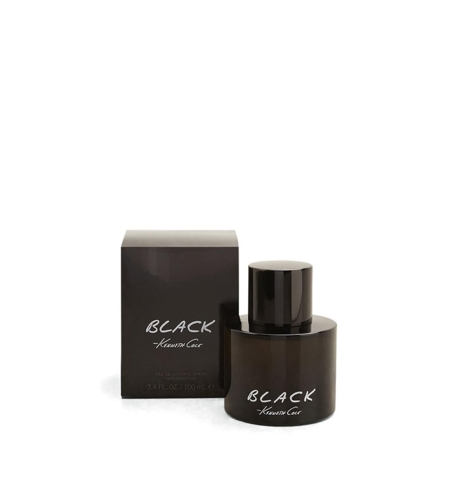 Kenneth Cole Black Eau de Toilette Spray Cologne for Men 3.4 Fl Oz (Pack of 1) Unisex