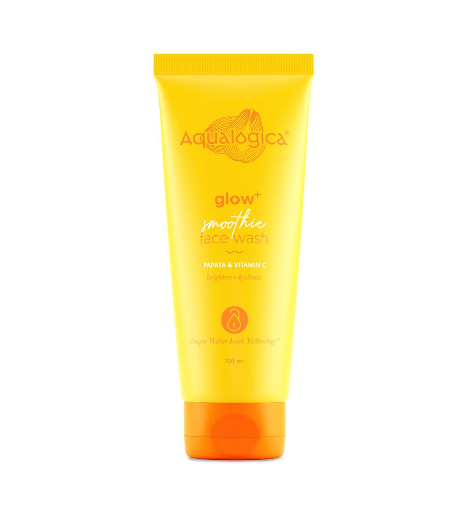 Glow+ Smoothie Face Wash | Vitamin C & Papaya | Cleanse Dirt & Impurities | Healthy Glowing Skin | 3.38 Fl Oz/100ml - International Shipping Available - Buy Online on SooperMarket.com