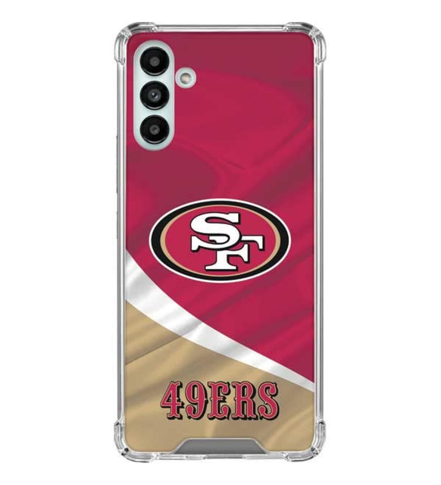 NFL San Francisco 49ers Clear Phone Case for Samsung Galaxy A13 5G | Skinit Officially Licensed Design - Buy Online on SooperMarket.com