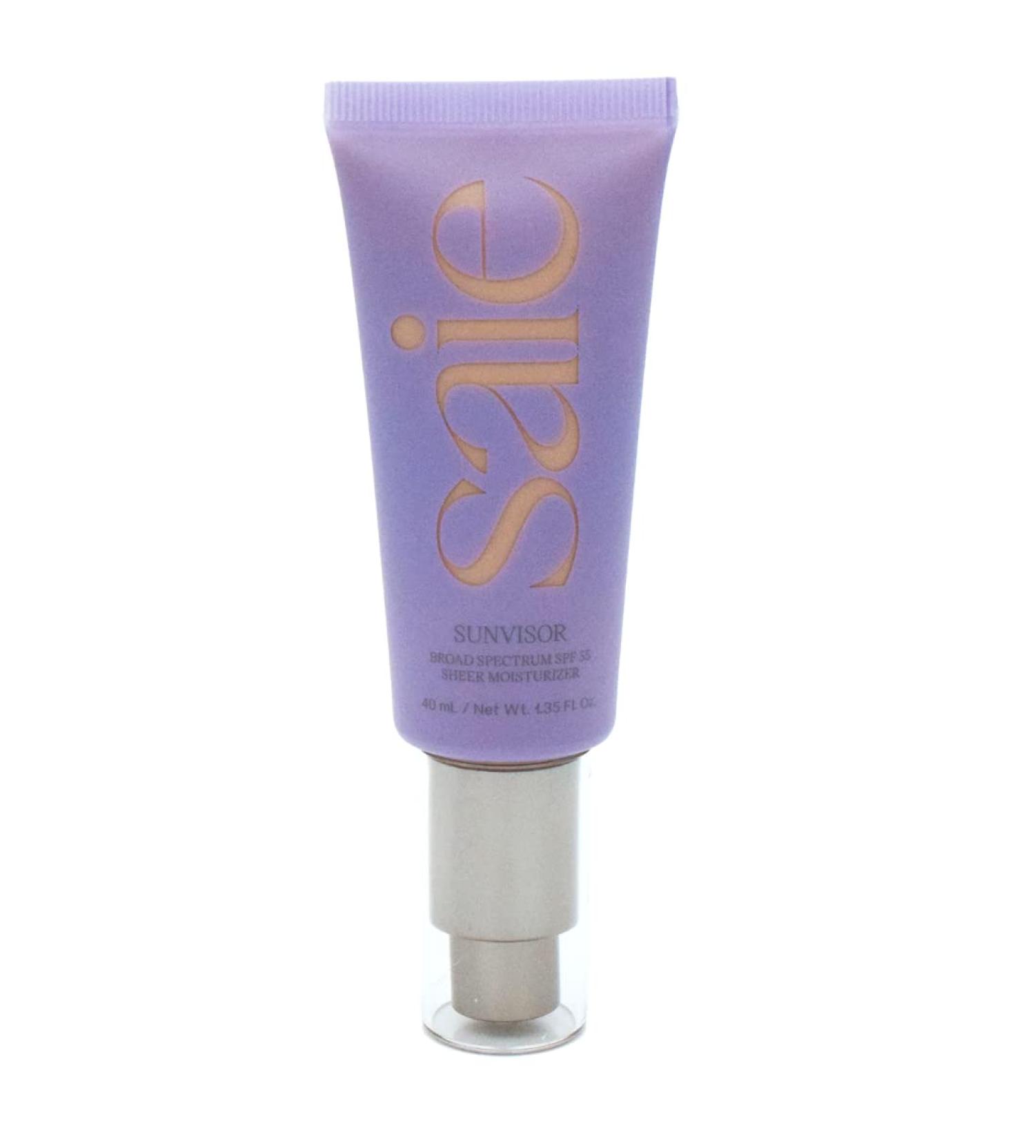Saie Sunvisor SPF 35 Sheer Moisturizer 1.35 oz - Broad Spectrum Sun Protection - Buy Online on SooperMarket.com