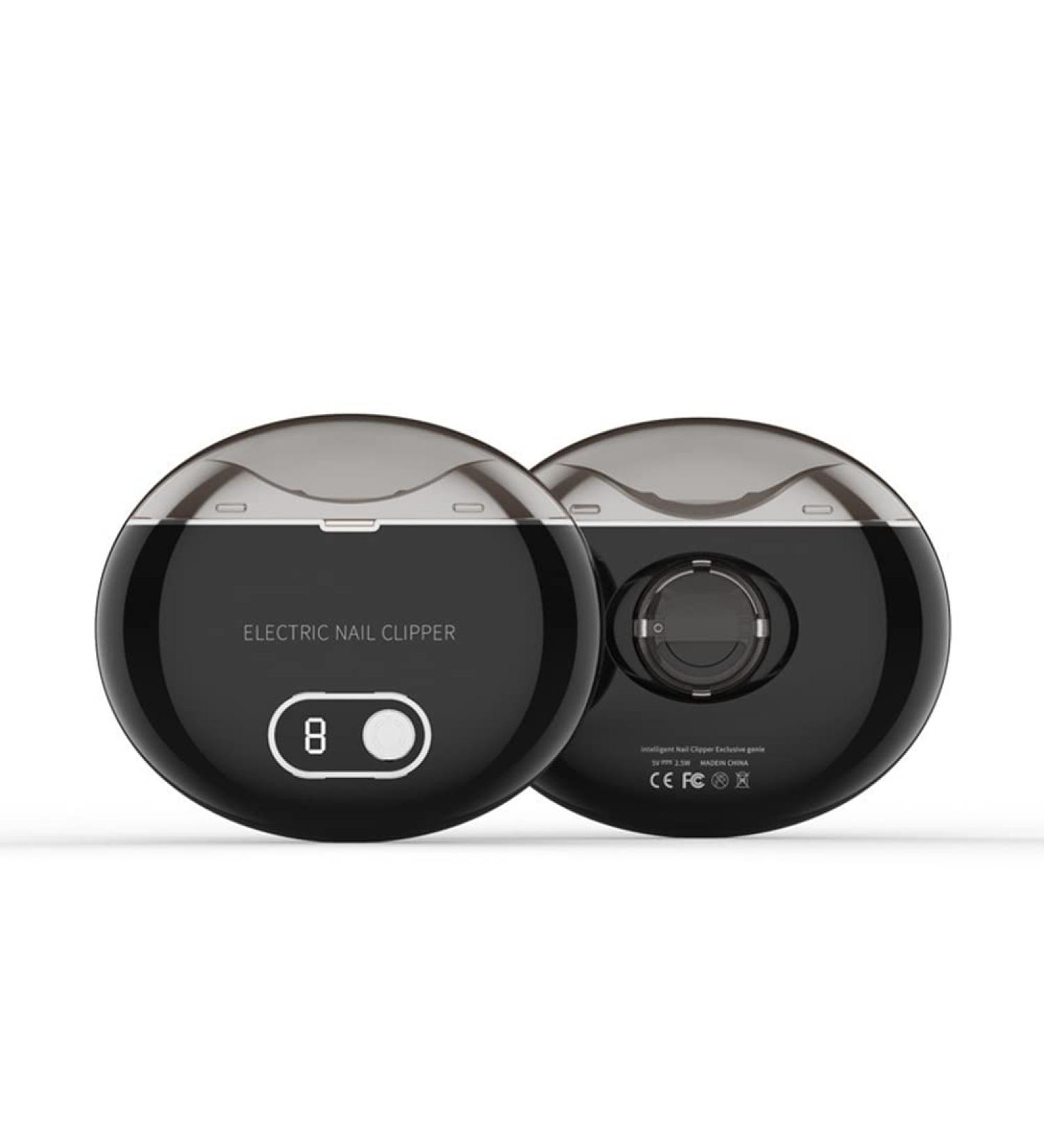 Ruelen 1Set Electric Automatic Nail Clippers Scissors Electric Nail Grinder with Light for Baby Adult Care Black - Buy Online on SooperMarket.com