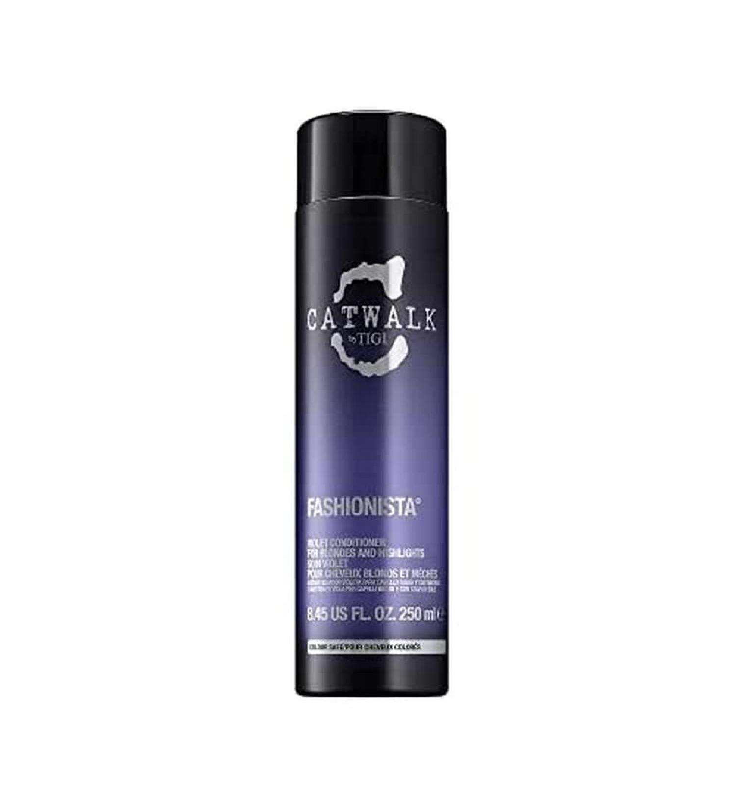 TIGI Catwalk Fashionista Violet Conditioner 8.45 fl oz | Best for Blonde & Highlighted Hair - Buy Online on SooperMarket.com