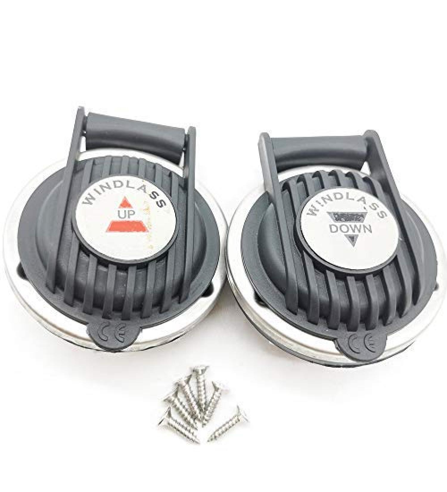2 Pcs Marine Boat Anchor Windlass Winch Foot Switch - Up & Down Control - Buy Online on SooperMarket.com