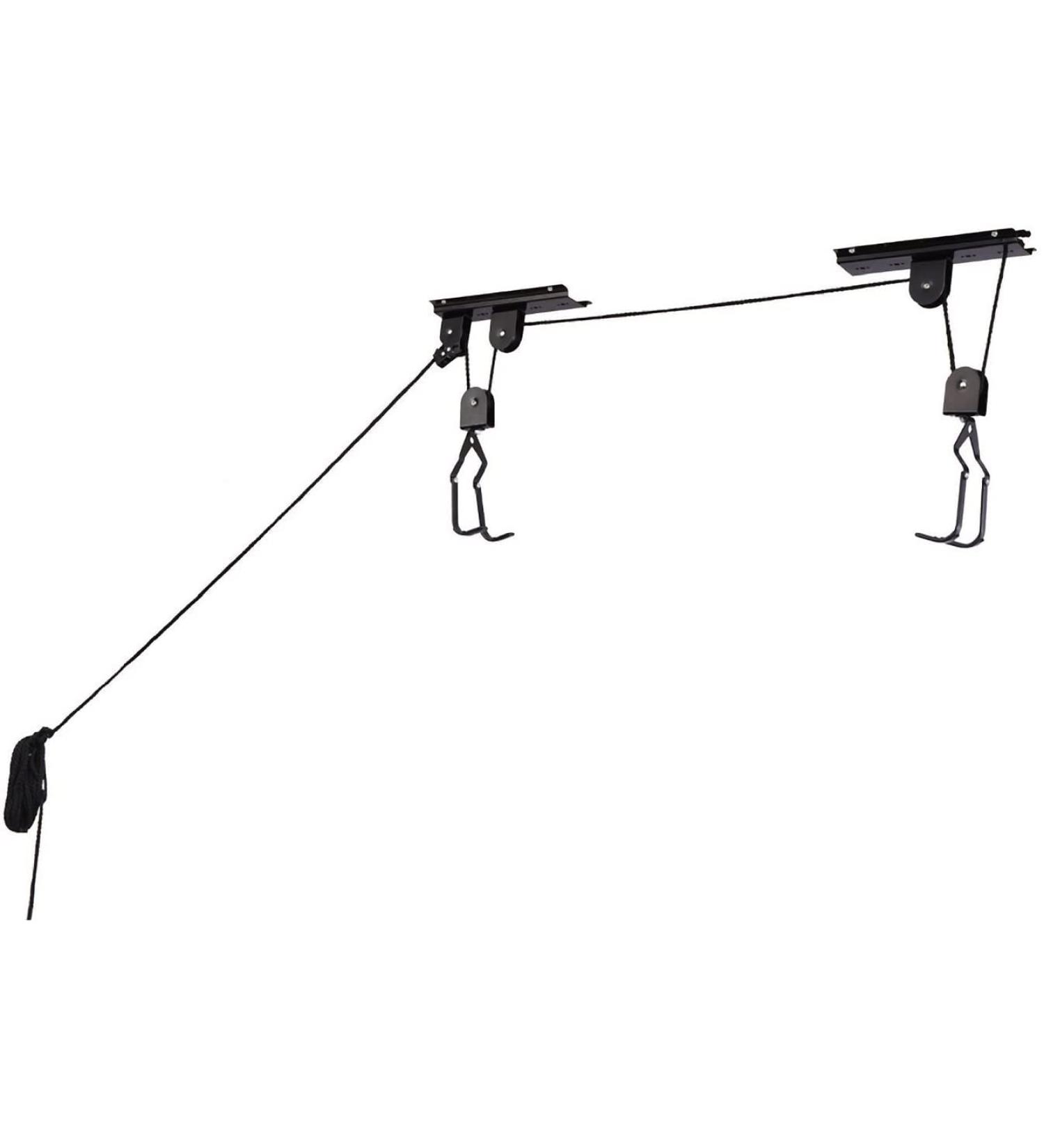 XtremepowerUS Ceiling Mount Bike Hoist/Lift - Efficient Bicycle Rack System - Buy Online on SooperMarket.com