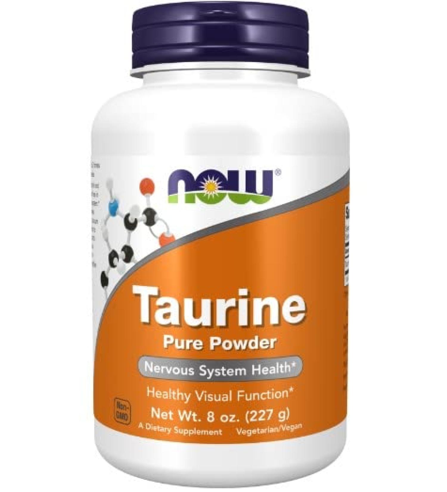 Now Foods Taurine 8oz Vegan Amino Acid Powder - Buy Online on SooperMarket.com