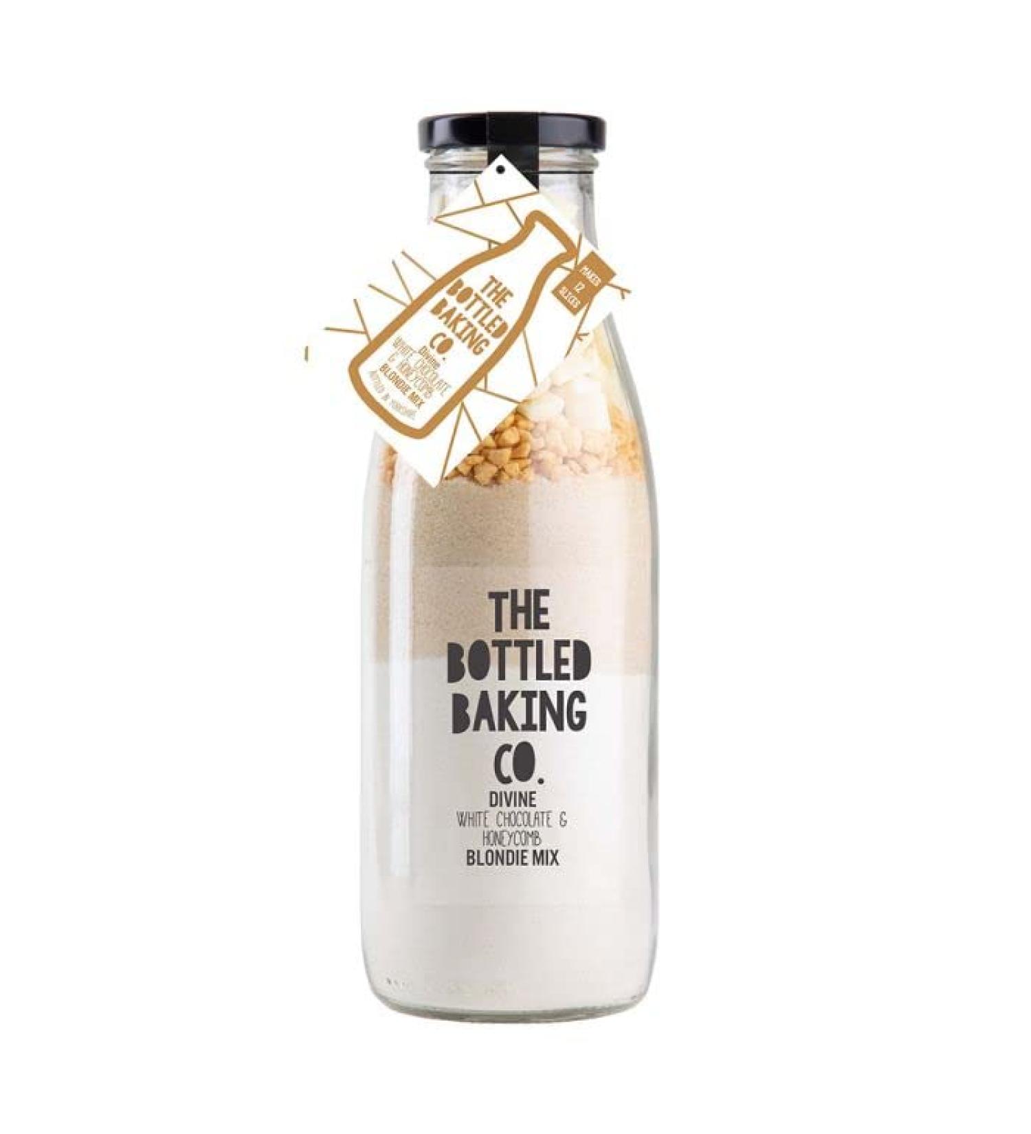 Divine White Chocolate And Honeycomb Blondie Mix 750Ml | Bottle The Bottled Baking Co.