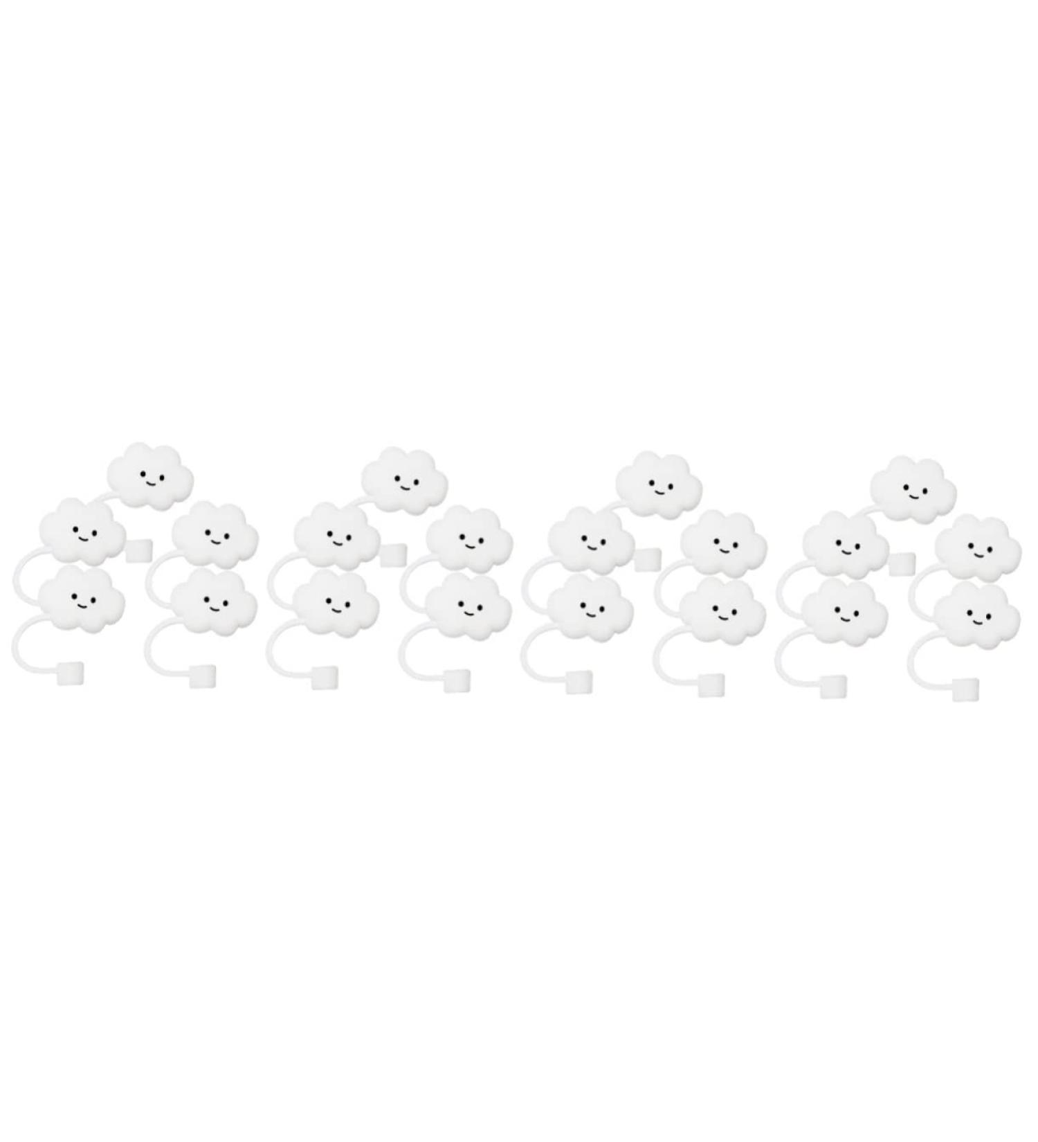ABOOFAN 20 pcs Decor Supply Cover Shaped End Reusable Birthday Cap Protectors Supplies Cute Tip Tumbler Cloud for Shape Cartoon Caps Anti- Toppers Protector Baby Proof Plugs White 5pcsx4pcs 3X2X1.2CMx4pcs - Buy Online on SooperMarket.com