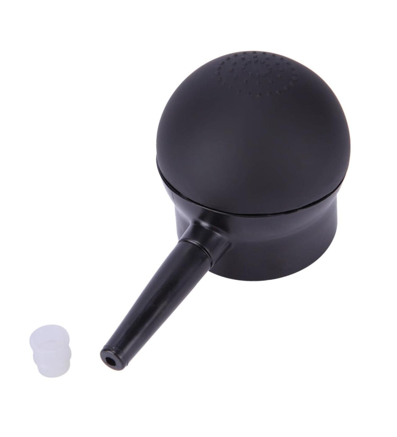 FOYTOKI 2 Pcs Silicone Nozzle Durable Sprayer Hair Colouring Powder Sprayer Spray Tool Plastic Abs Black - Buy Online on SooperMarket.com