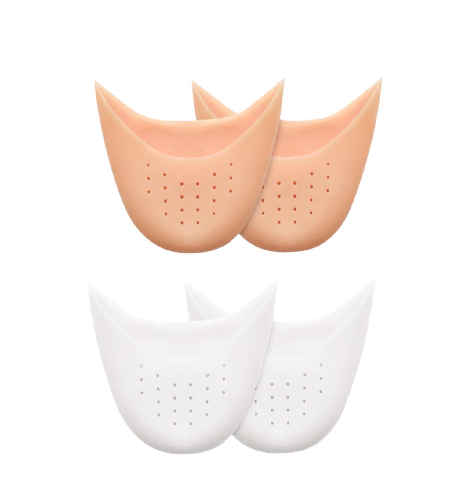 Hemoton Silicone Gel Pointed Toe Pads - 2 Pairs | Women Dance Shoe Covers | Toe Protectors for Pointed Heels - Buy Online on SooperMarket.com