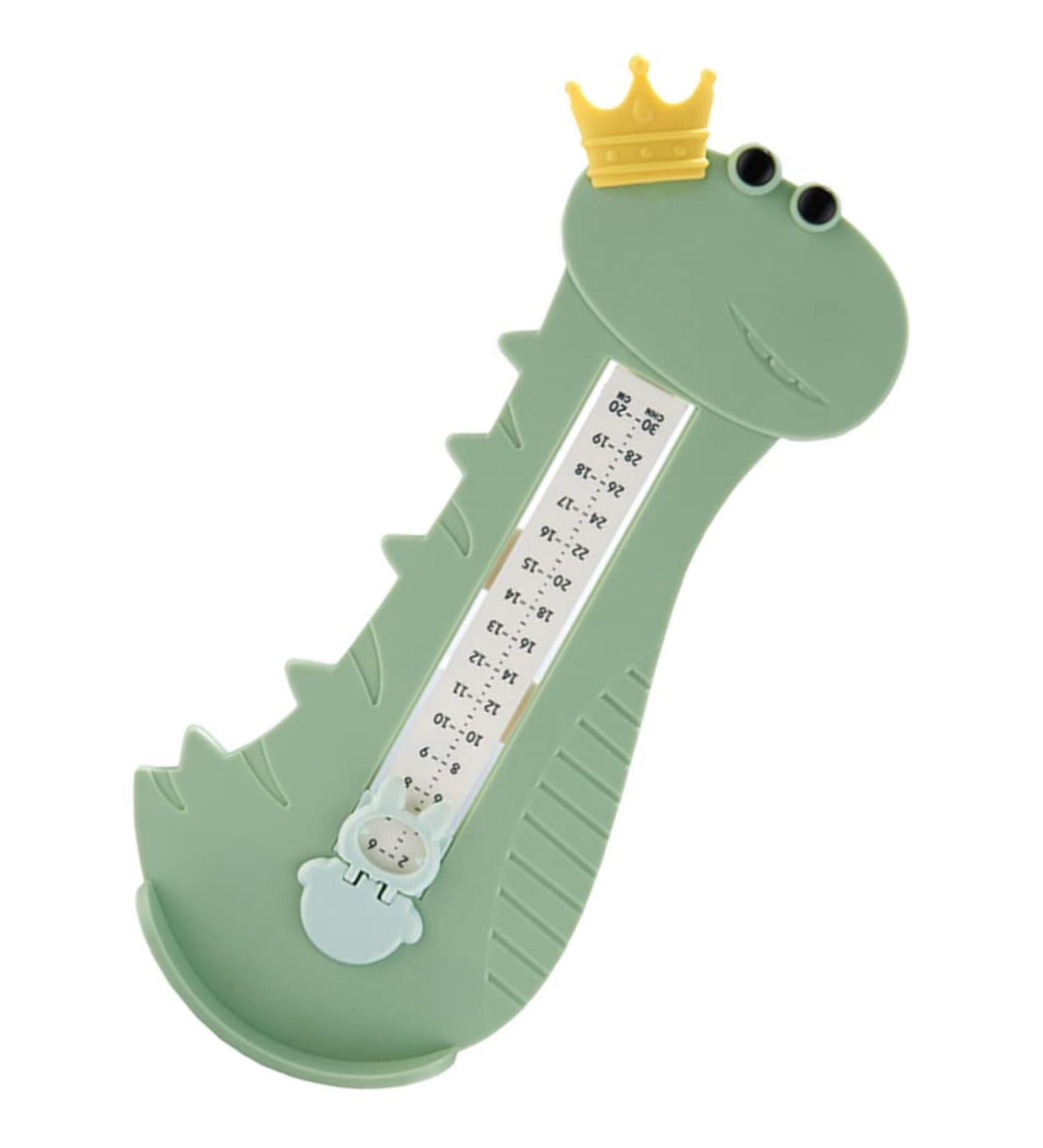 Kisangel Kids Shoe Sizer - Foot Measurement Device for Boys and Girls | Dinosaur Design - Light Green - Buy Online on SooperMarket.com