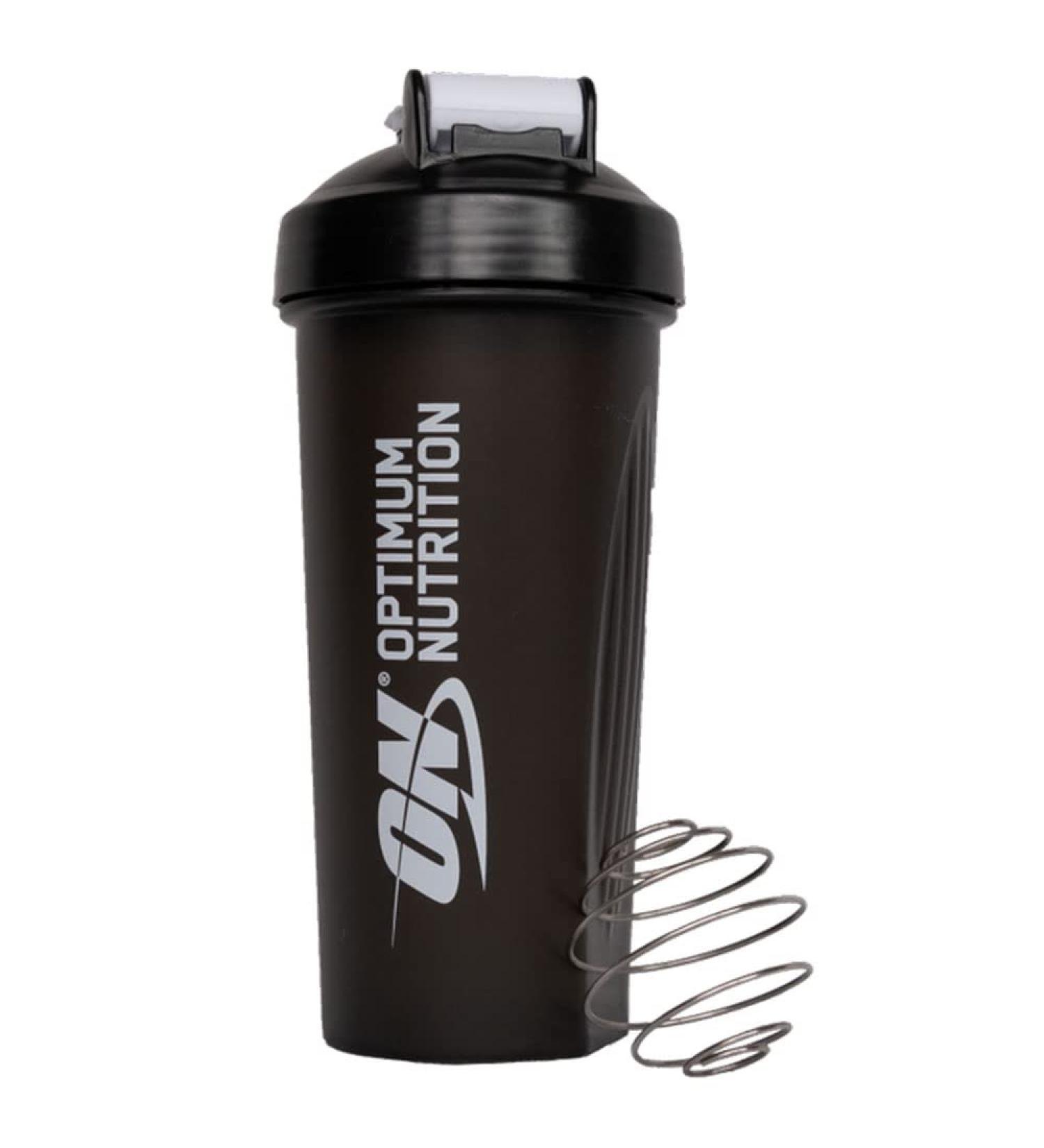 Optimum Nutrition Stainless Steel Mixing Ball Shaker 600ml - BPA & DEHP-Free, Dishwasher Safe, Black - Buy Online on SooperMarket.com