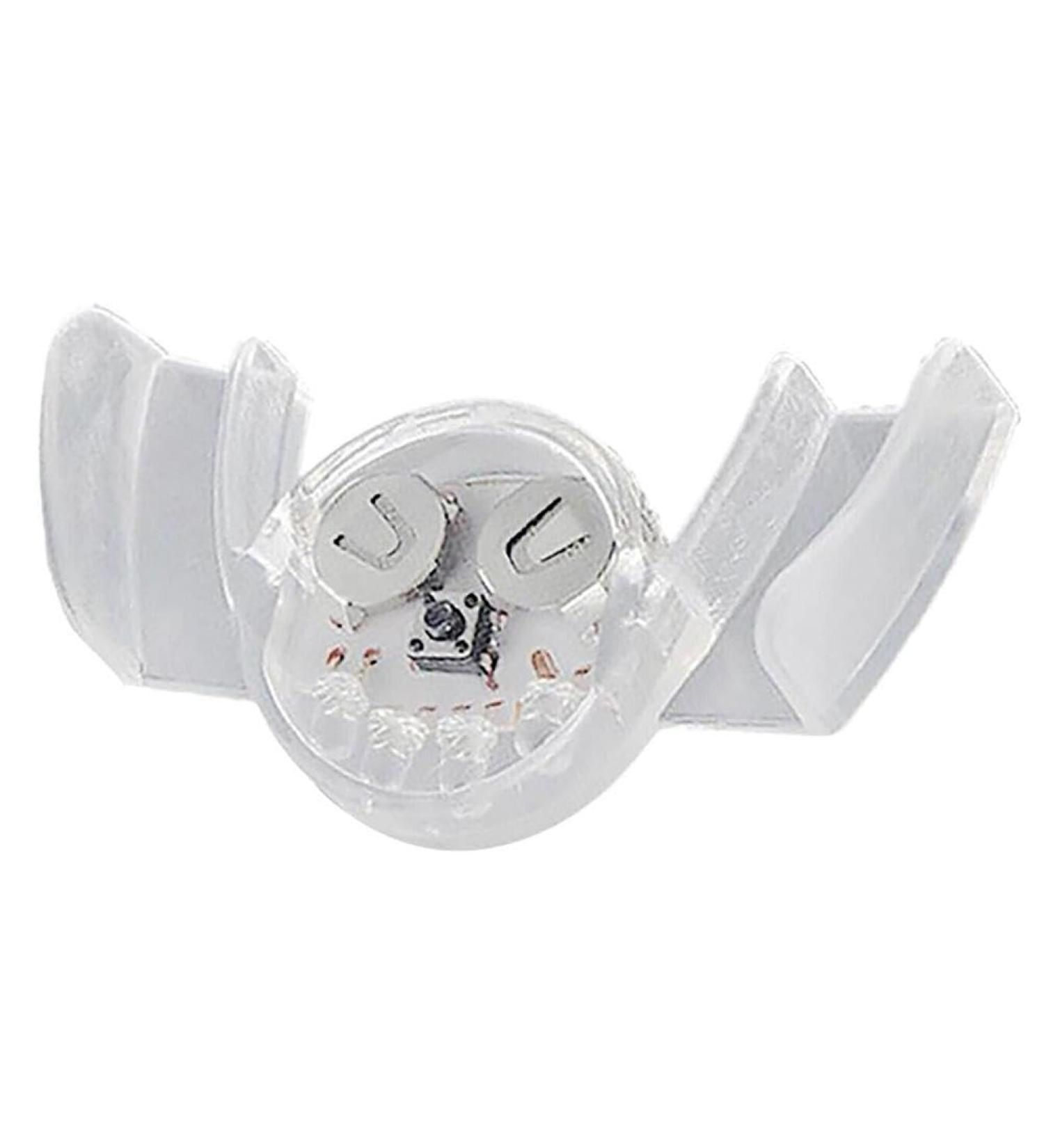 LED Flashing Light Up Teeth Glow in The Dark Mouth LED Party Favor Multicolored LED Light Up Gadget for Halloween (White) - Buy Online on SooperMarket.com