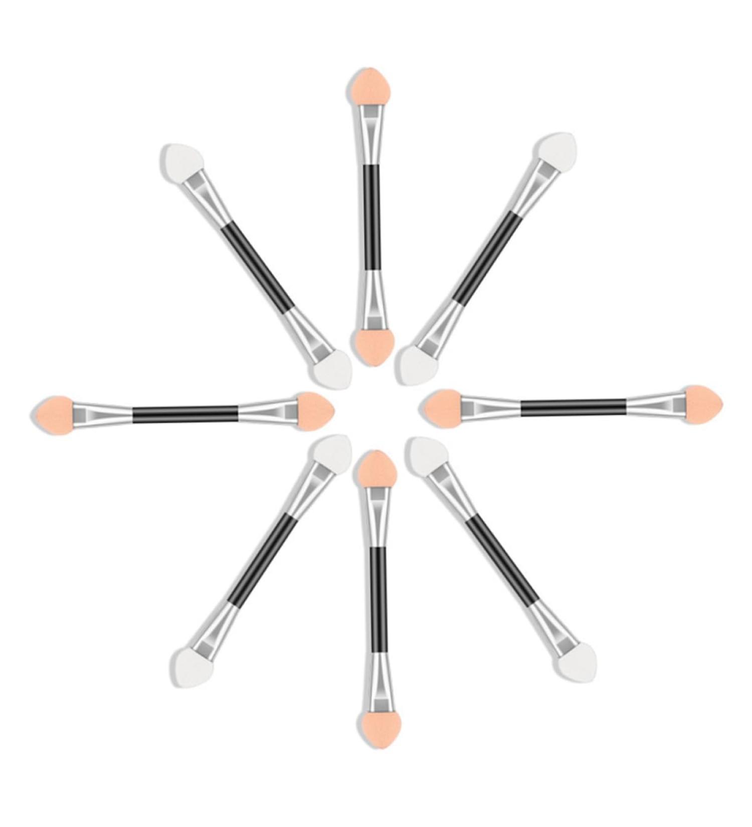 Mikinona 50pcs Eyeshadow Applicator Eyeshadow Brush Sponge Dual Sided Eyeshadow Brush Eye Spoolie Brush - Buy Online on SooperMarket.com