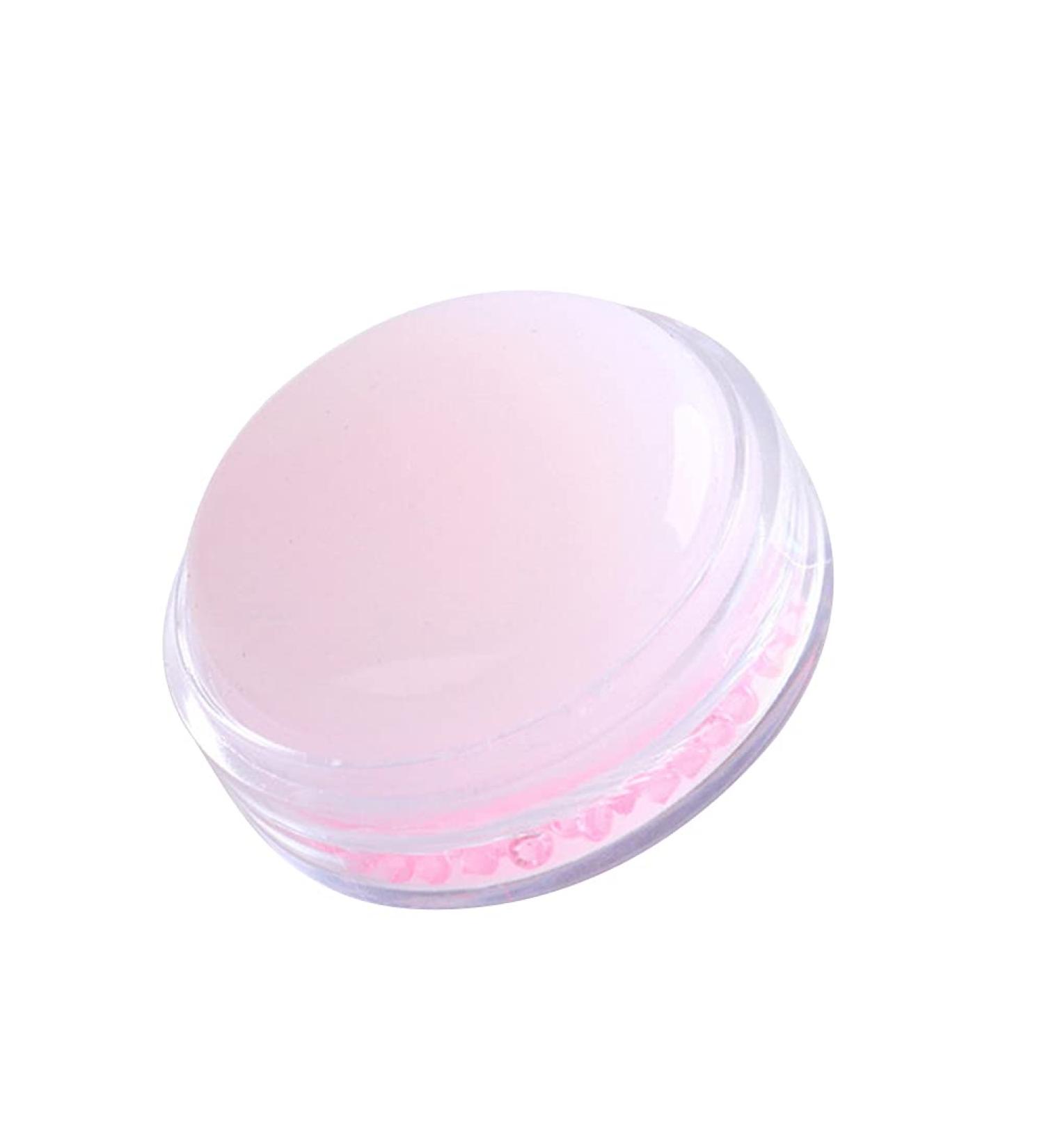 Hiraith 4.2 cm Silicone Nail Art Stamping Set with Lid and Scraper DIY French Nail Stamp Nail Stamp for Nails Stamping Varnish Kit 4.2CM Rosa - Buy Online on SooperMarket.com