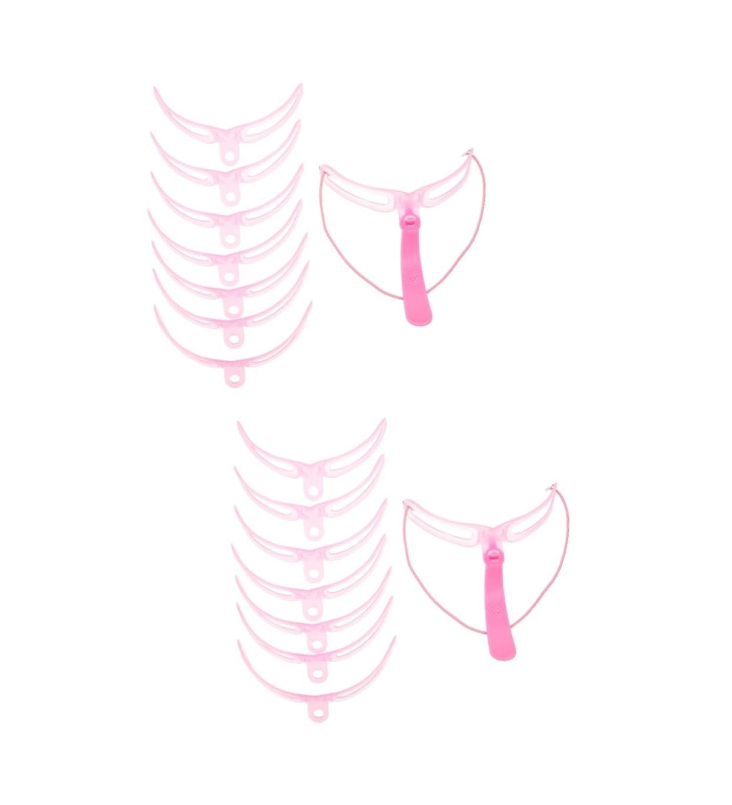 MAGICLULU Eyebrow Tools 6 Sets Eyebrow Aid Reusable Eyebrow Stencil Eyebrow Accessory Replaceable Eyebrow Stickers Travel 12X11X8CMx2pcs Pinkx2pcs - Buy Online on SooperMarket.com