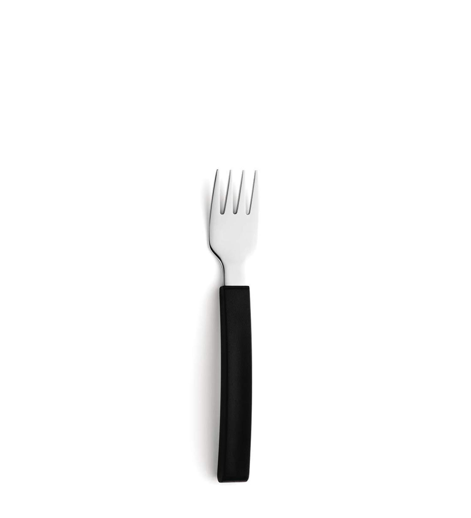 Buy Amefa Select 3001 Fork - 18/10 Stainless Steel Black Cutlery for Seniors | Rust-Free & Dishwasher Safe Eating Aid - Buy Online on SooperMarket.com