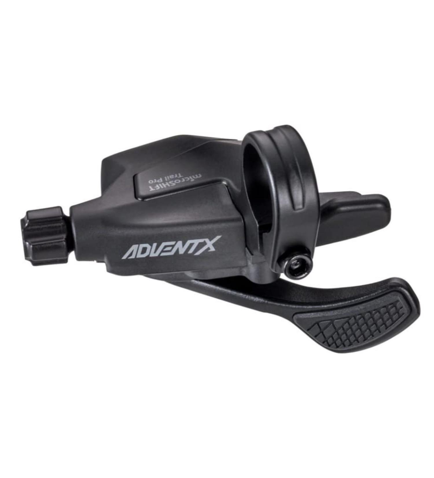 Microshift | Advent X Trail Trigger Pro Right Shifter | 1x10 Speed | Thumb Pad | Advent X Compatible Only