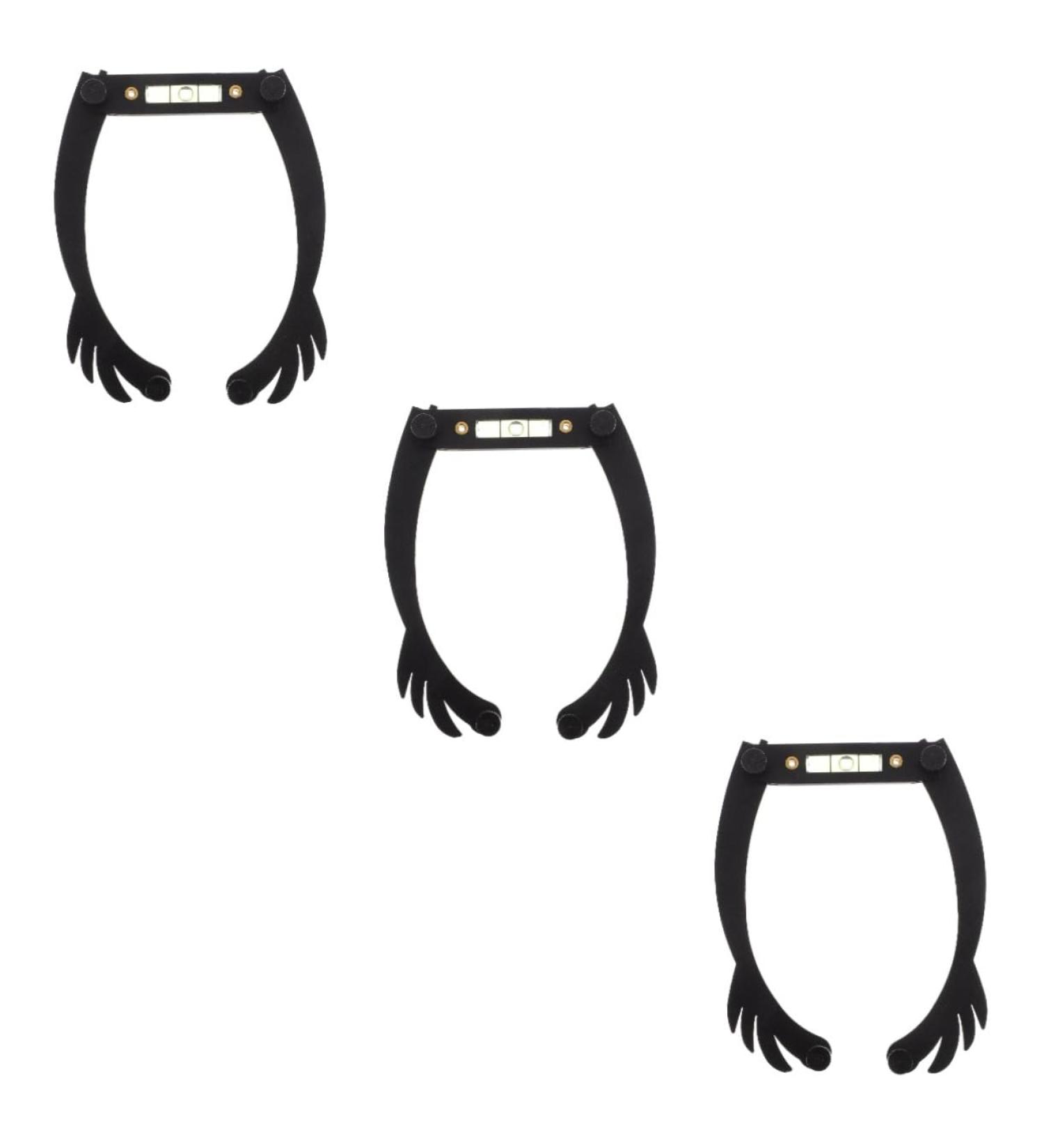Beavorty 3pcs Eyebrow Grooming Stencil Eyebrow Ruler Brow Shaping Kit Tool Eyebrow Trimming - Buy Online on SooperMarket.com