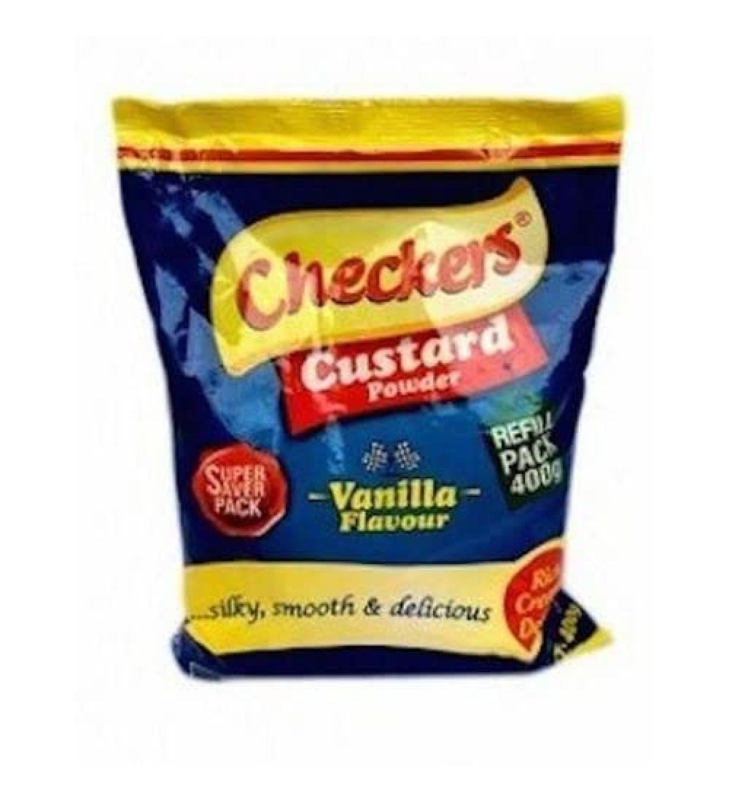 Checkers Custard Powder | Vanilla Flavour | Refill Pack | 400g