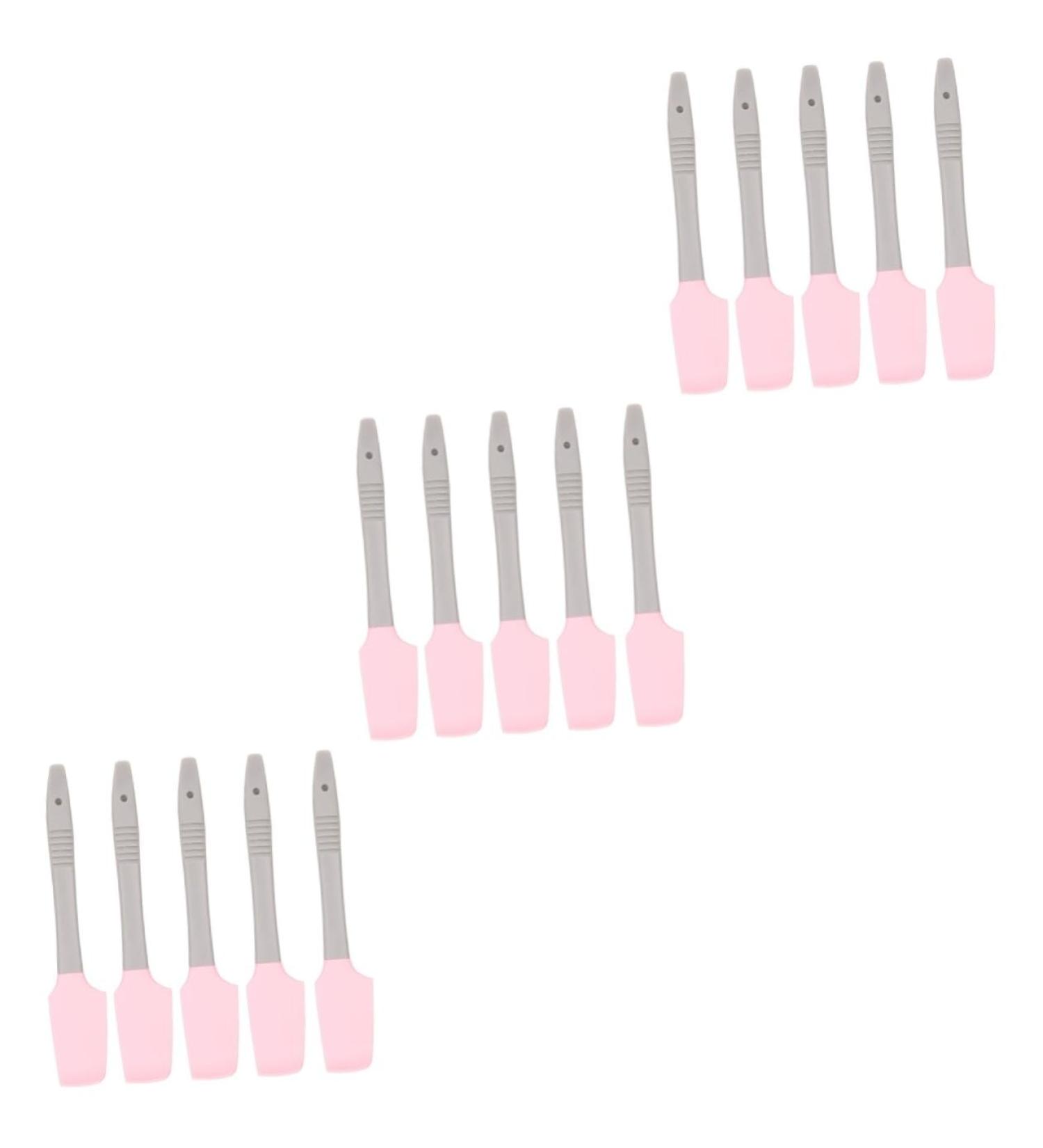 Magiclulu 15 PC Wax Knives & Silicone Spatulas for Makeup & Beauty - Mini Cosmetic Tools for Facial Cream Application - Buy Online on SooperMarket.com