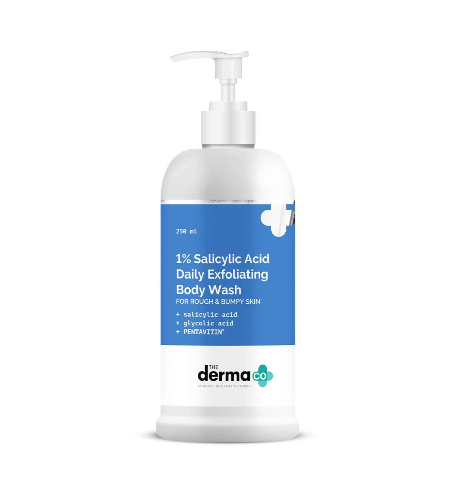 1% Salicylic Acid Exfoliating Body Wash - Smooths Rough Skin Reduces Body Acne | 8.45 Fl Oz - Buy Internationally - Buy Online on SooperMarket.com