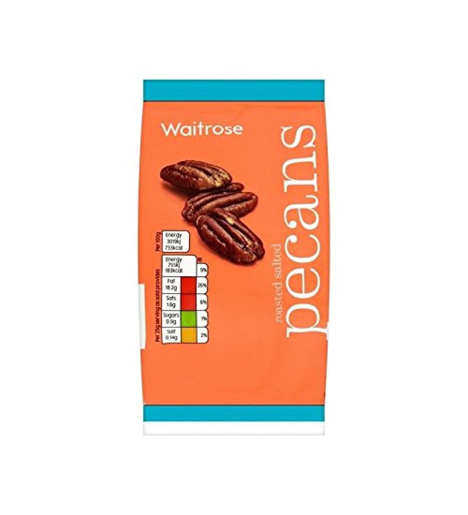 Roasted Salted Pecans 100G Waitrose - Pack of 2