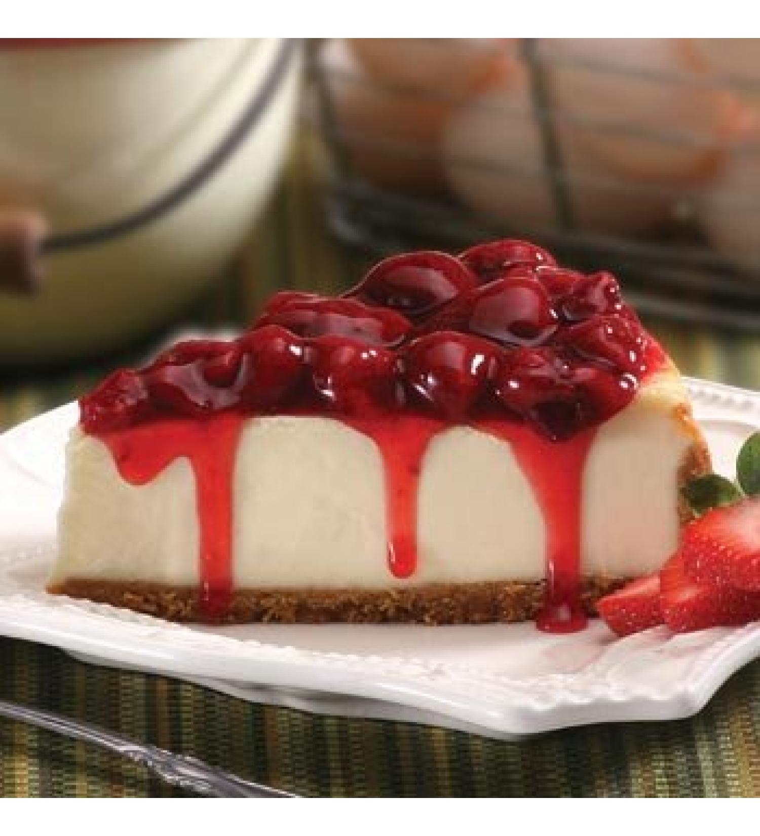 David's Cookies Strawberry Cheesecake - Premium Fresh Ingredients - Surprise Your Friend and Family With Our Strawberry NY Stylish Cheesecake Cake Dessert - Buy Online on SooperMarket.com