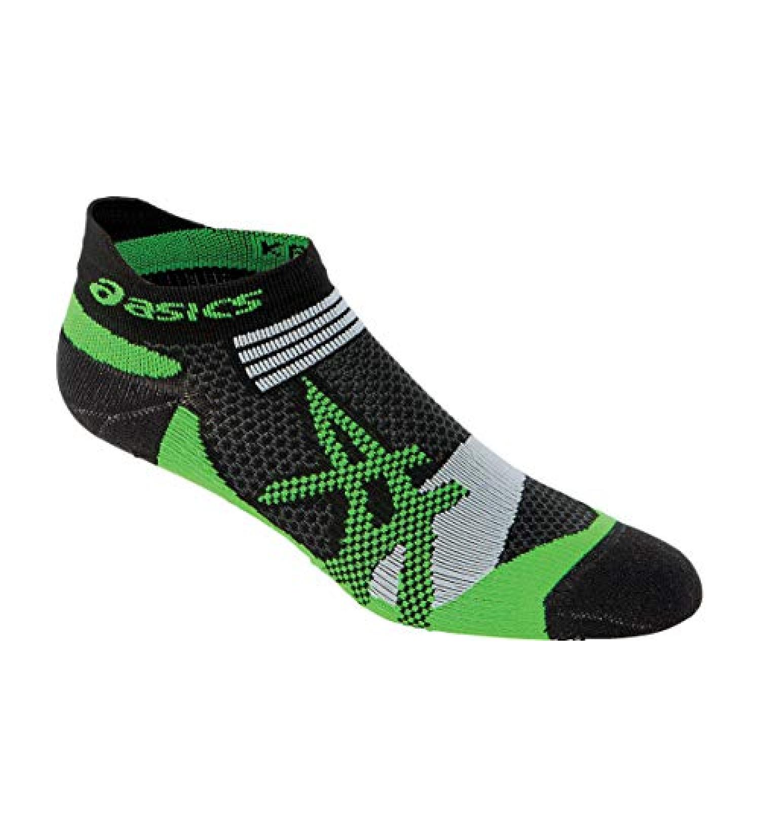 ASICS Kayano Single Tab Sock Small Black/Green Gecko