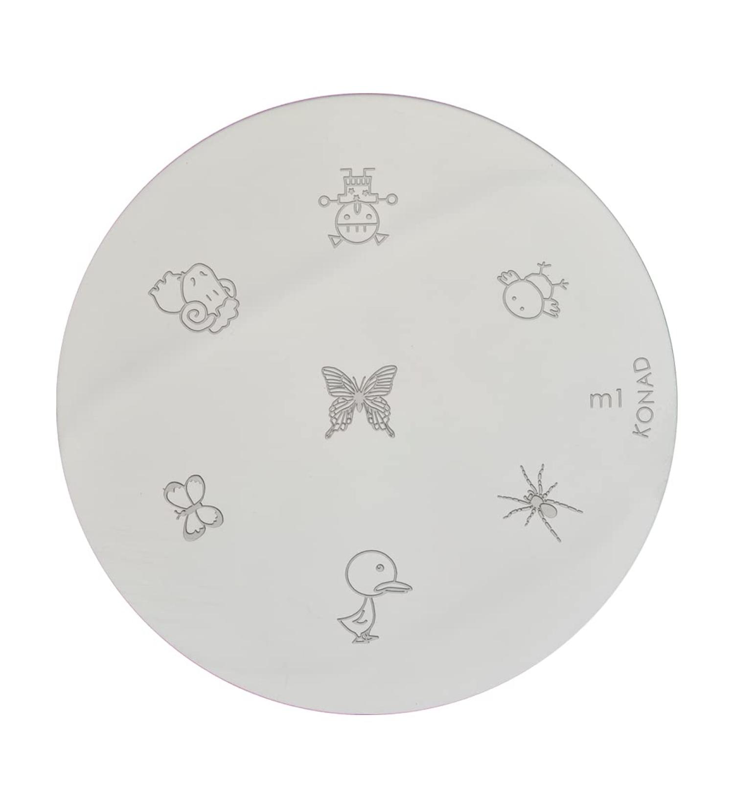 Konad stencil stamping stamping stencil M01