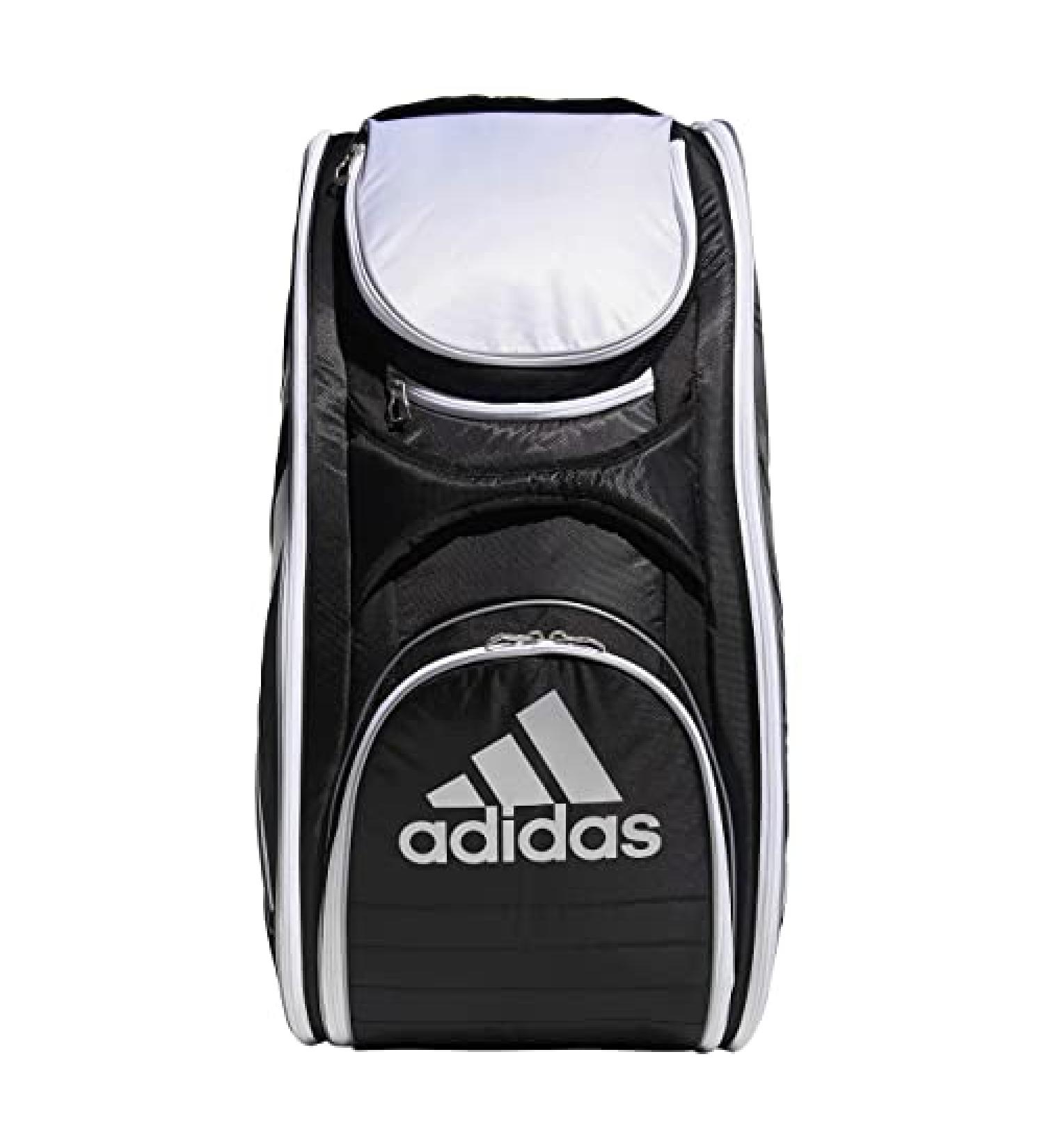 adidas Tour Tennis 12 Racquet Bag - Black/White/Silver Metallic | One Size - Buy Online on SooperMarket.com
