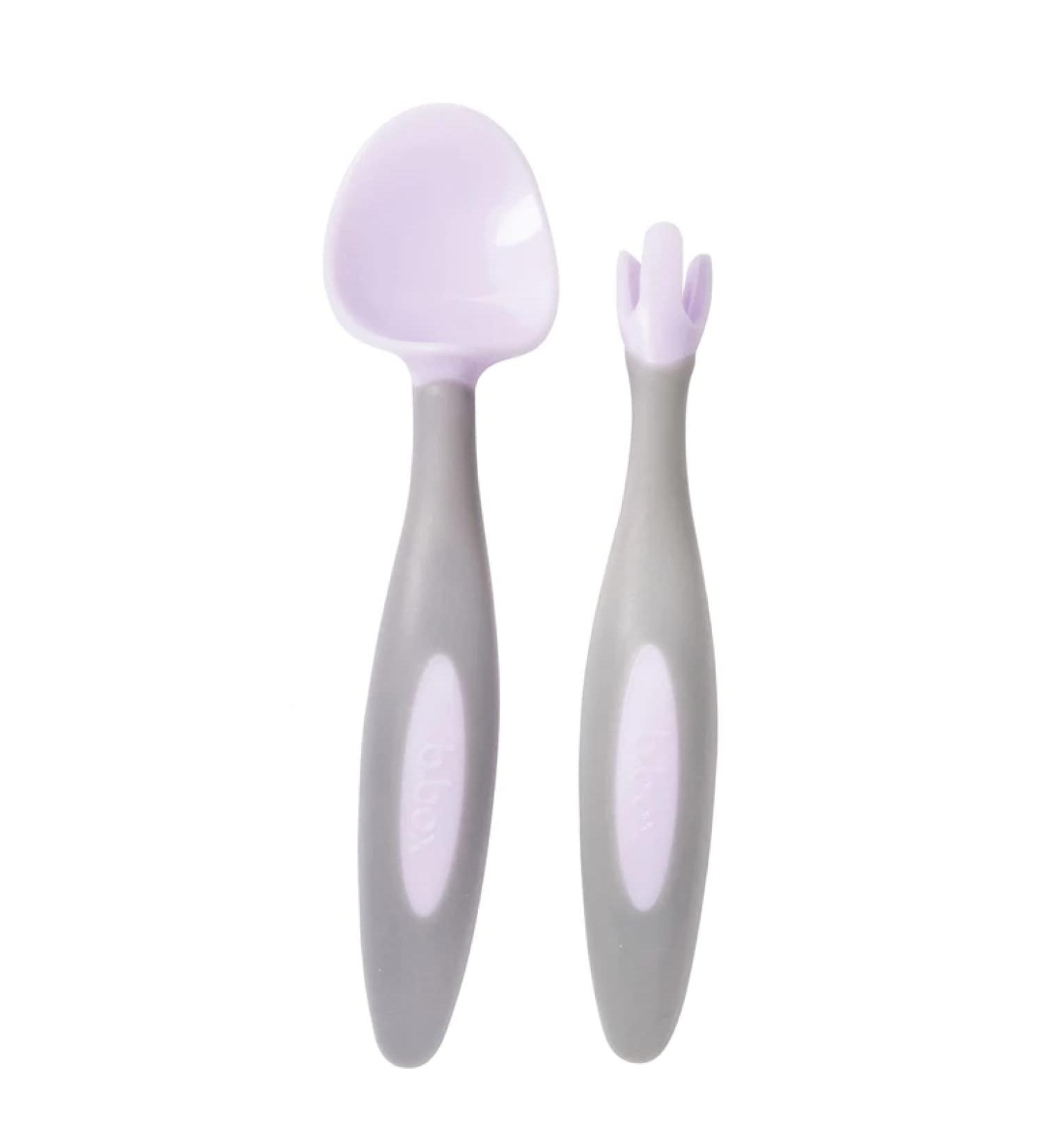 Boysenberry Toddler Cutlery Set with Unique Fork and Spoon | Easy Grip Utensils for Kids - Buy Online on SooperMarket.com