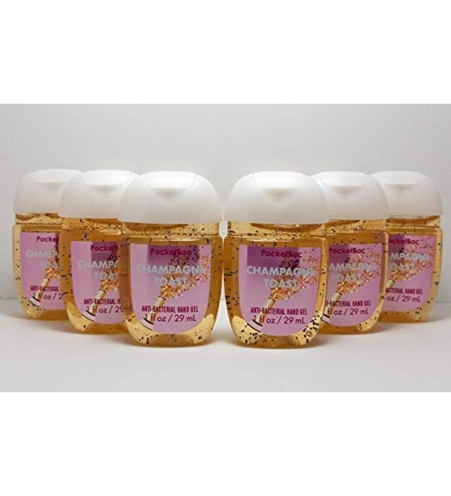 Bath and Body Works Champagne Toast PocketBac Hand Sanitizers 6-Pack 1 Oz.
