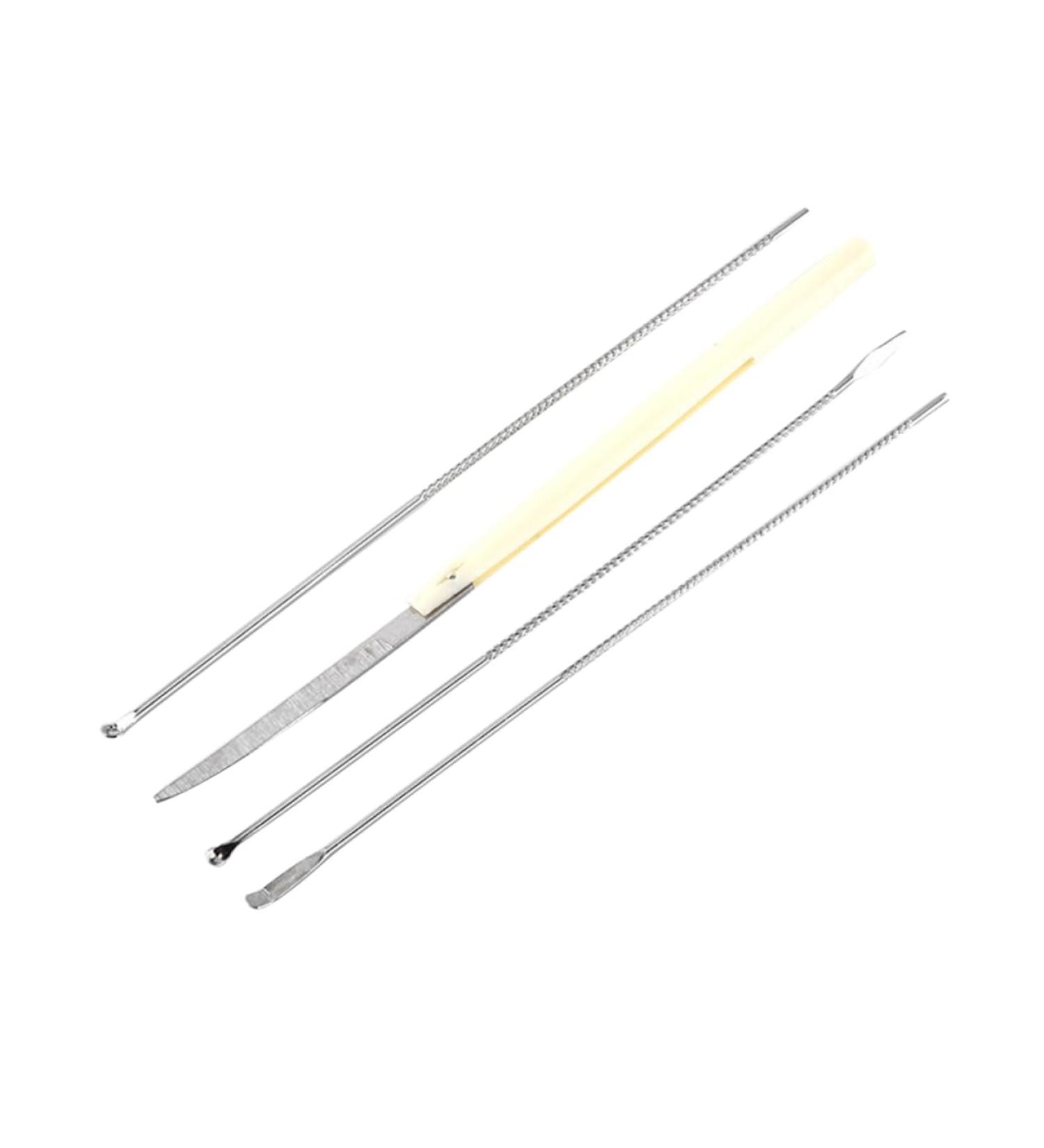 Stainless Steel Ear Scoop Set - Ear Pick Tools for Ear Cleaning - Buy Online on SooperMarket.com