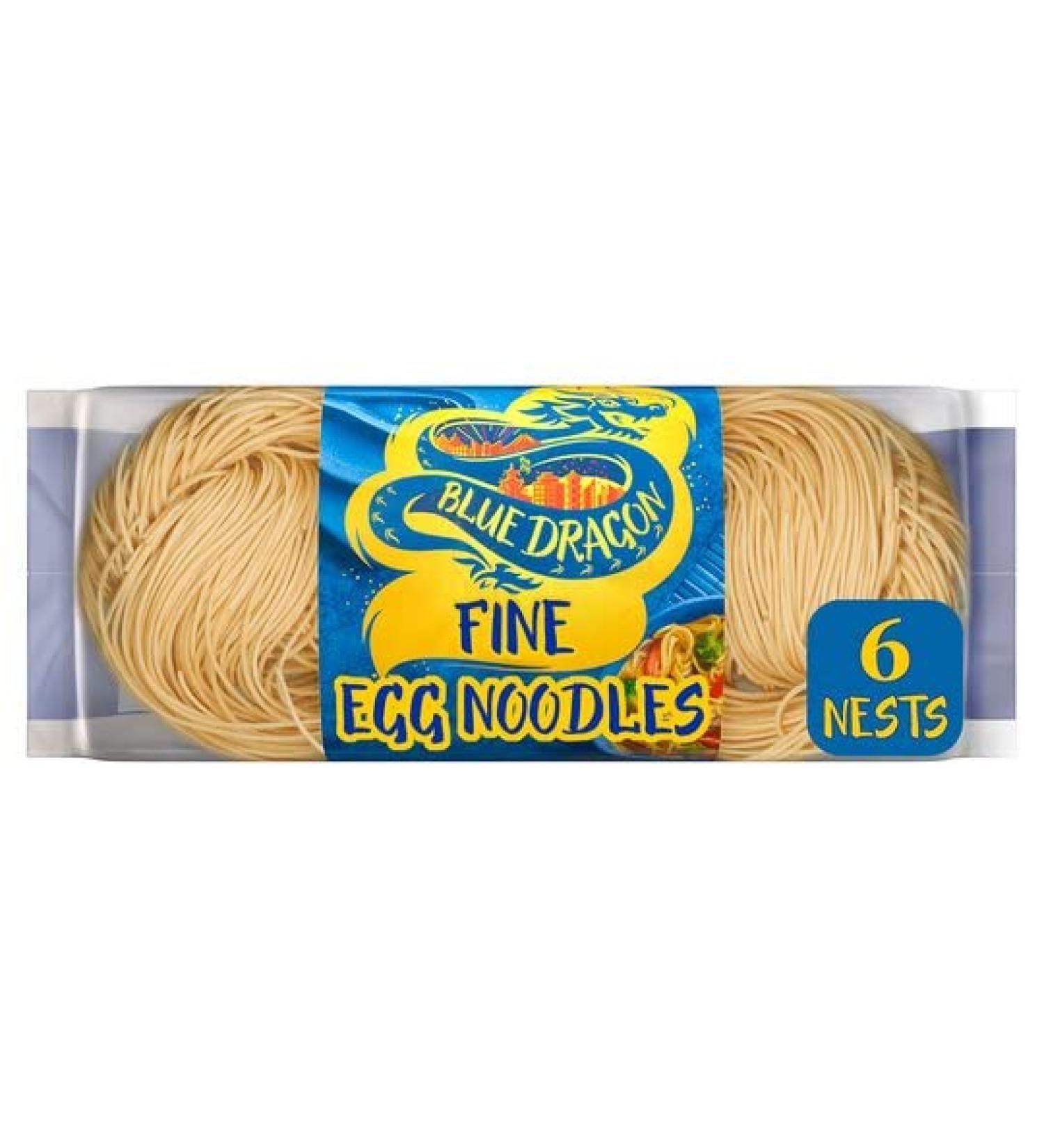 Blue Dragon | Fine Egg Noodles | 300 g x 8