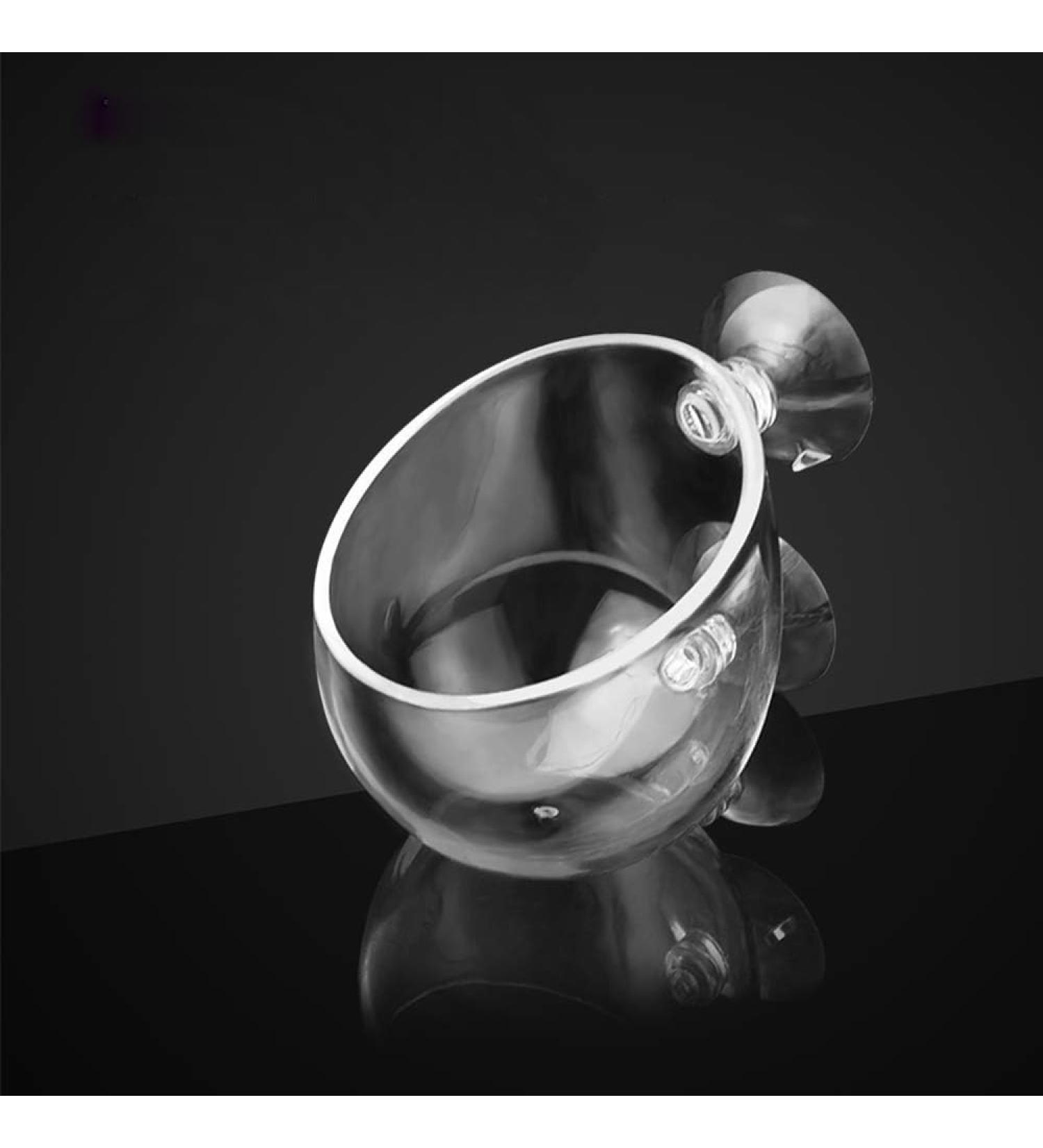 Capetsma Aquarium Plant Pot Glass - 1 Pack with 2 Suction Cups for Stunning Fish Tank Decoration - International Shipping Available - Buy Online on SooperMarket.com