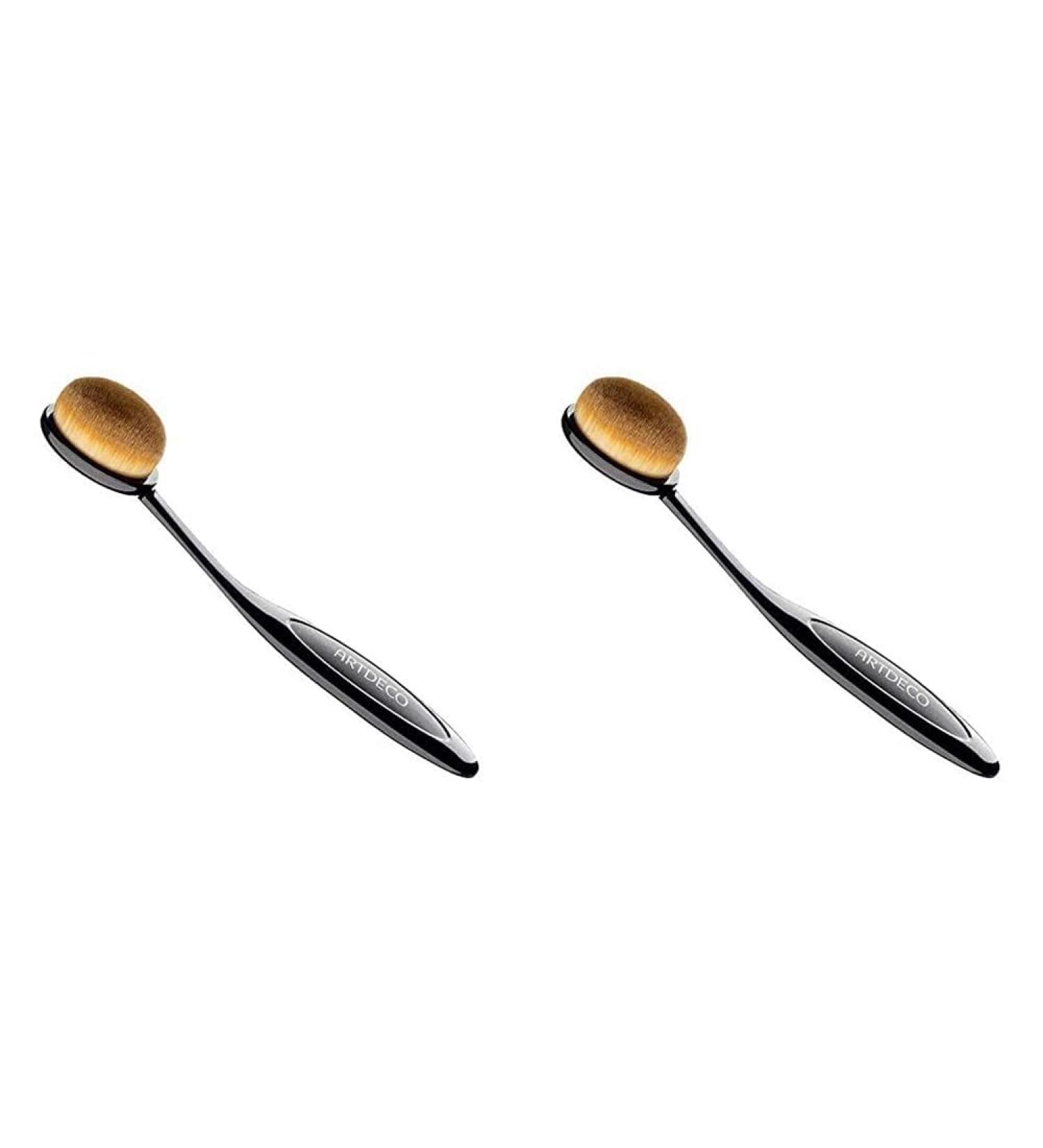 Artdeco Medium Oval Brush - Premium Quality Make-Up Brush for Contouring & Blending | 1-Piece (2-Pack) - International Shipping Available - Buy Online on SooperMarket.com