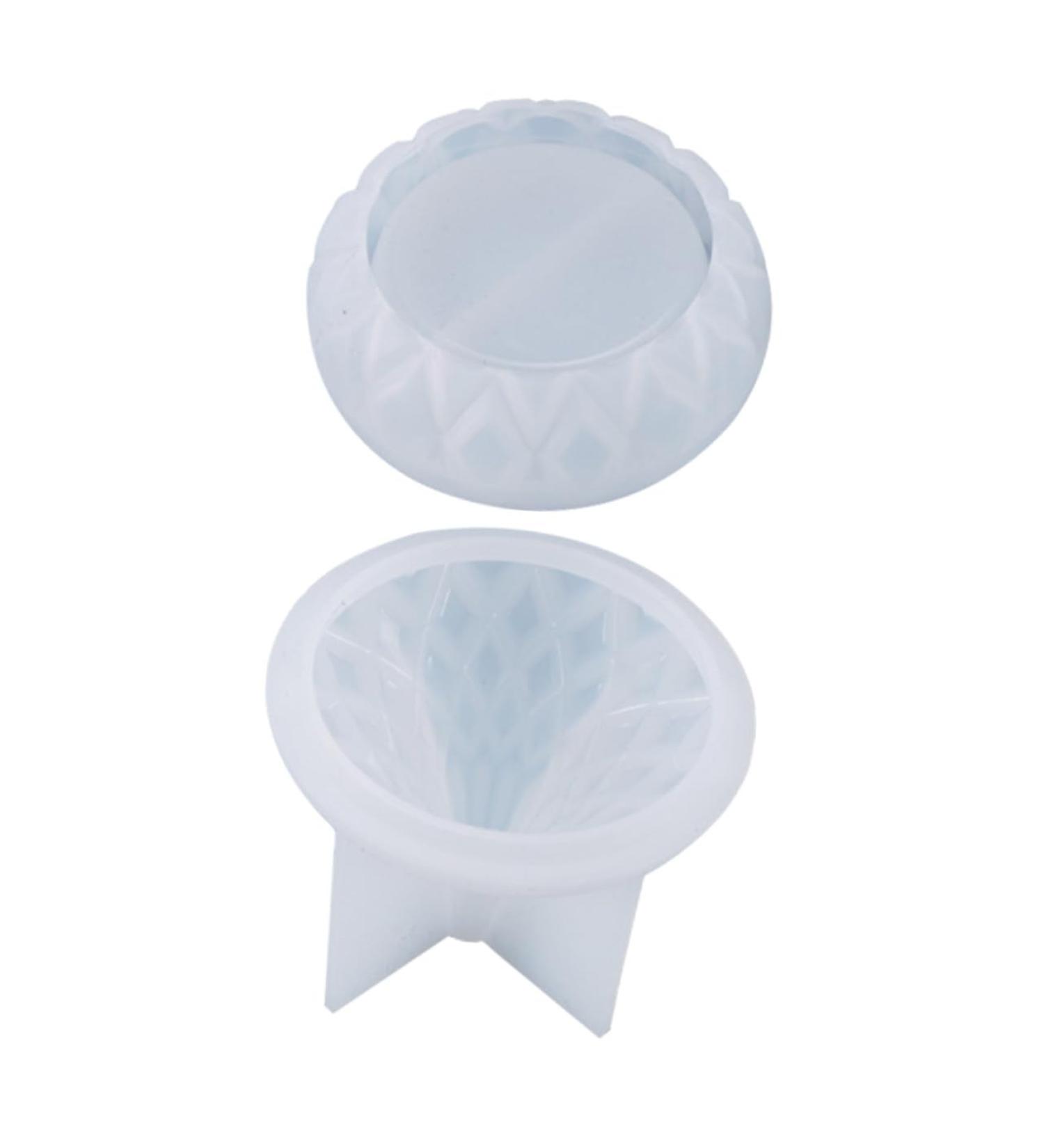 STOBOK 2pcs Box Storage Box Mold Silicone Molds Diy Silicone Mold Epoxy Diy Supplies Water Drop Storage Jar - Buy Online on SooperMarket.com