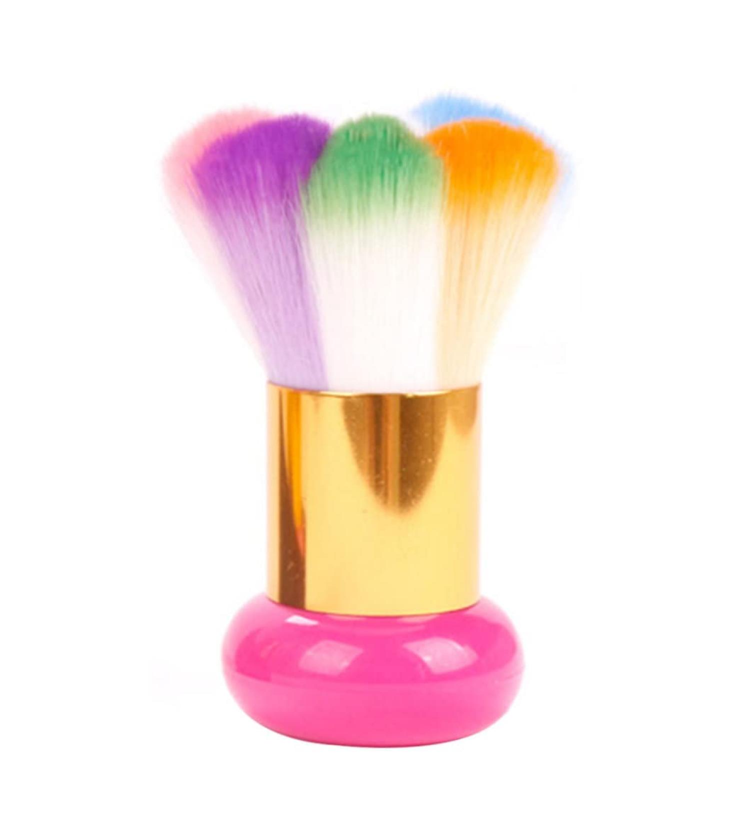 Nail Art Dust Brush Colorful Nail Powder Remover Cleaner Makeup Foundation Brush for Nail Acrylic Uv Gel nail art dust brush - Buy Online on SooperMarket.com
