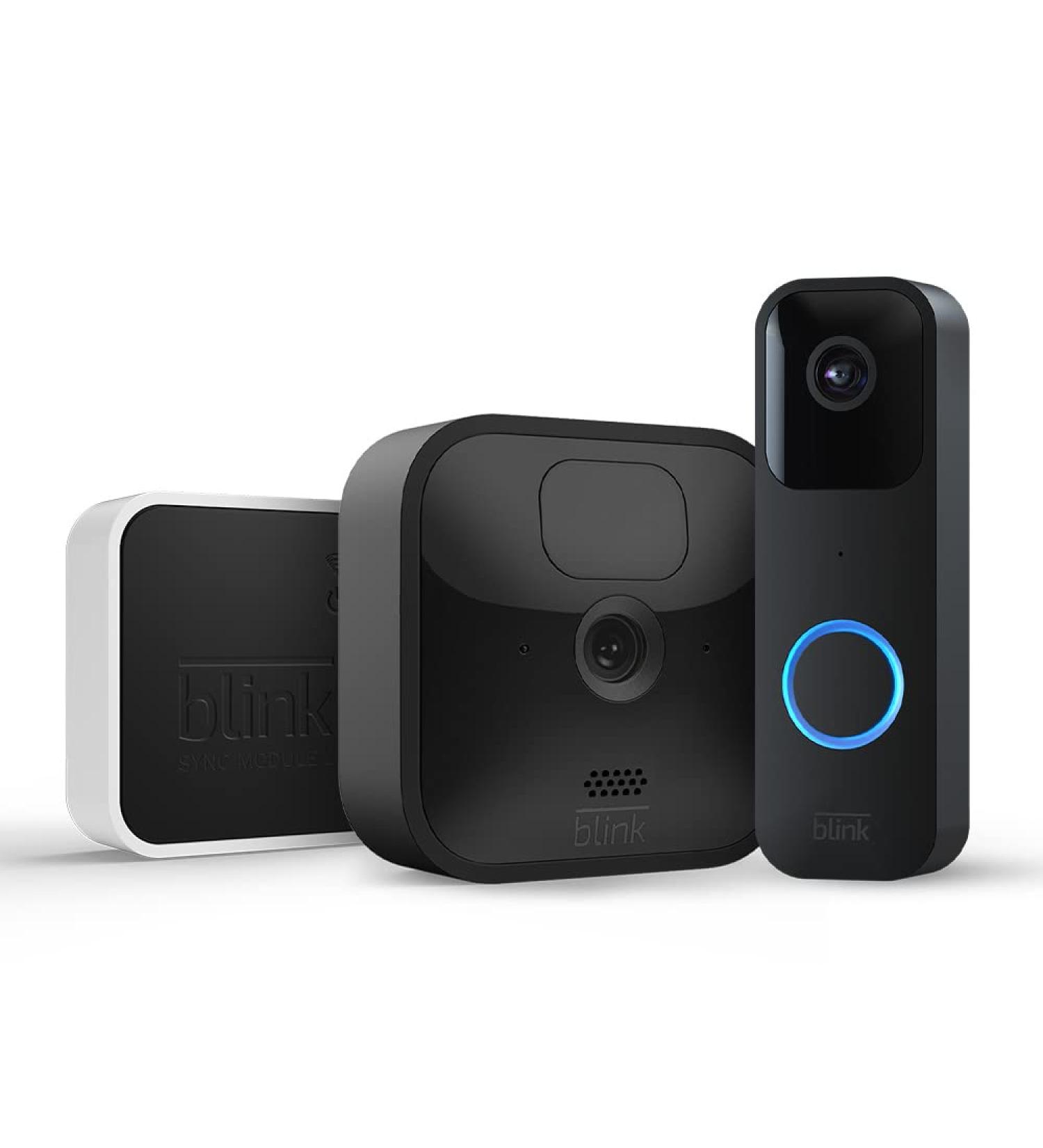 Buy Blink Outdoor HD Security Camera & Video Doorbell - Weather-Resistant 2-Way Audio Motion Recording Works with Alexa - International Shipping Available - Buy Online on SooperMarket.com