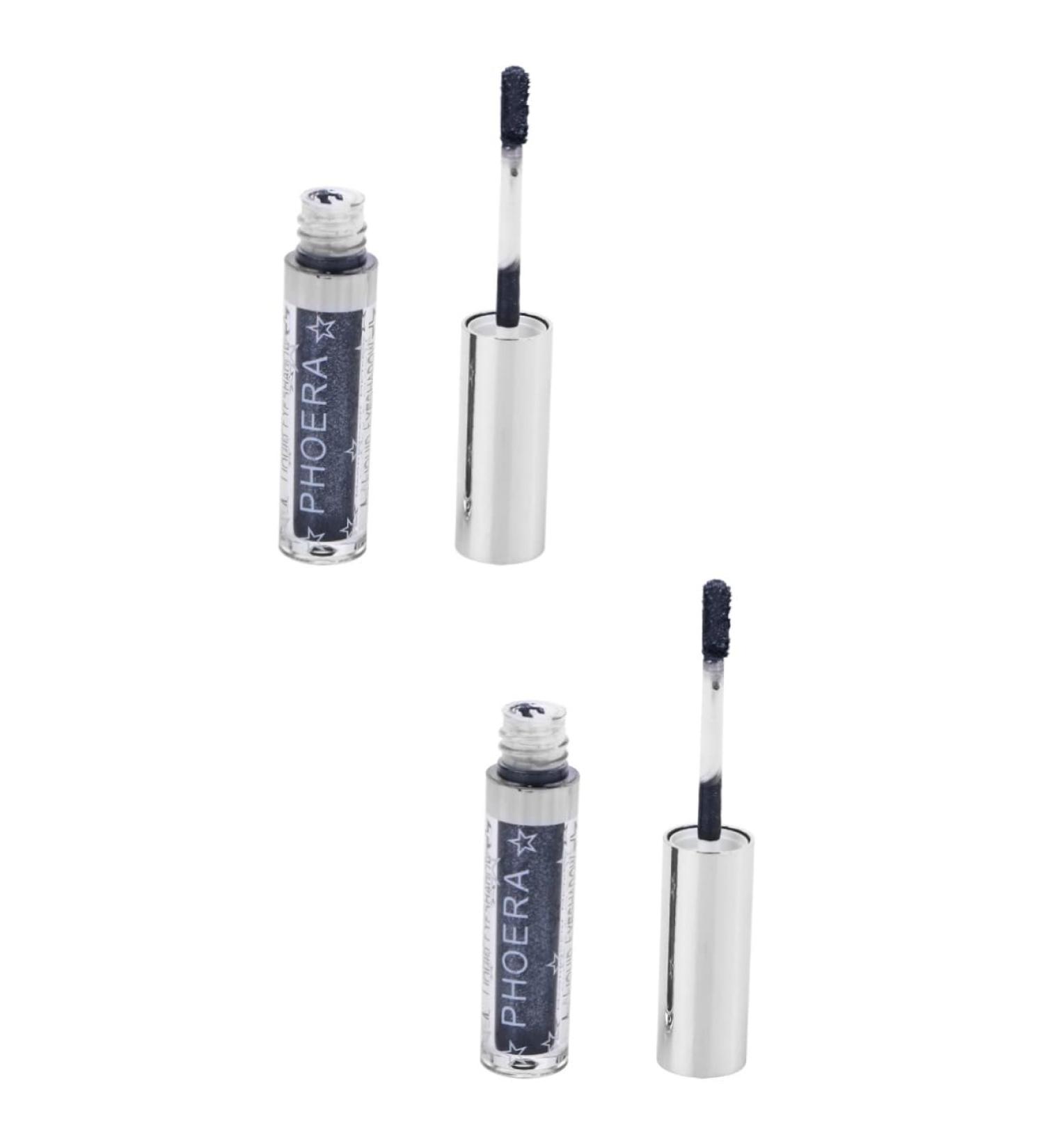 Angoily 2pcs Eyeshadow Sparkling Eyeliner Glitter Eyeliner Shiny Glow Eye Powder Eye Shadow Pearlescent - Buy Online on SooperMarket.com