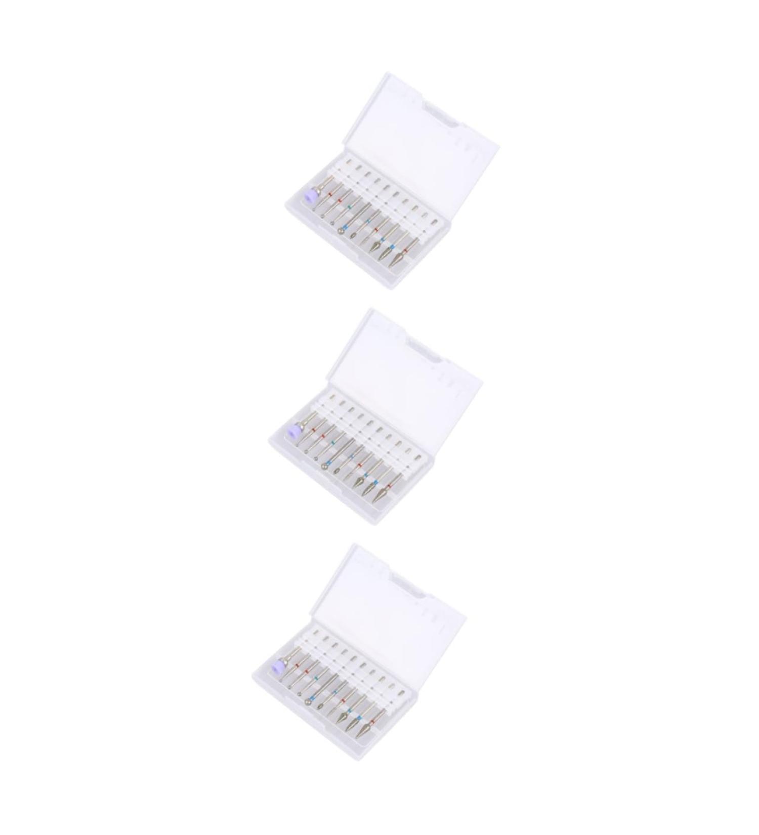 minkissy 30 Pcs E Tool Nail Art Manicure Drill Bits Nail Drill Bits Electric Manicure Grinding Head Tool Nail File Bits Carbide Nail Grinding Head Fine Grit Nail Drill Bit Acrylic Diamond Mx3pcs As Shownx3pcs - Buy Online on SooperMarket.com