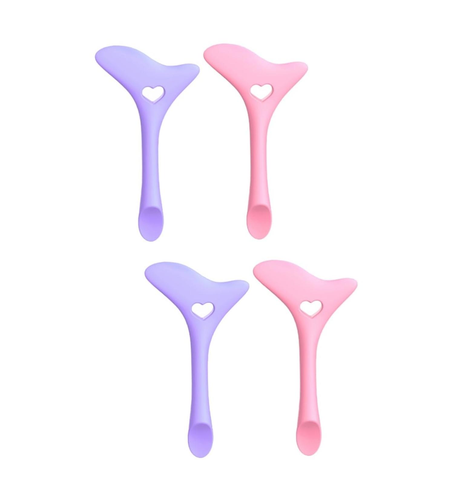 Baluue 4 Pcs Eyeliner Face Cream Applicator Cosmetics Tools Mask Applicator Brush Makeup Stencil - Buy Online on SooperMarket.com
