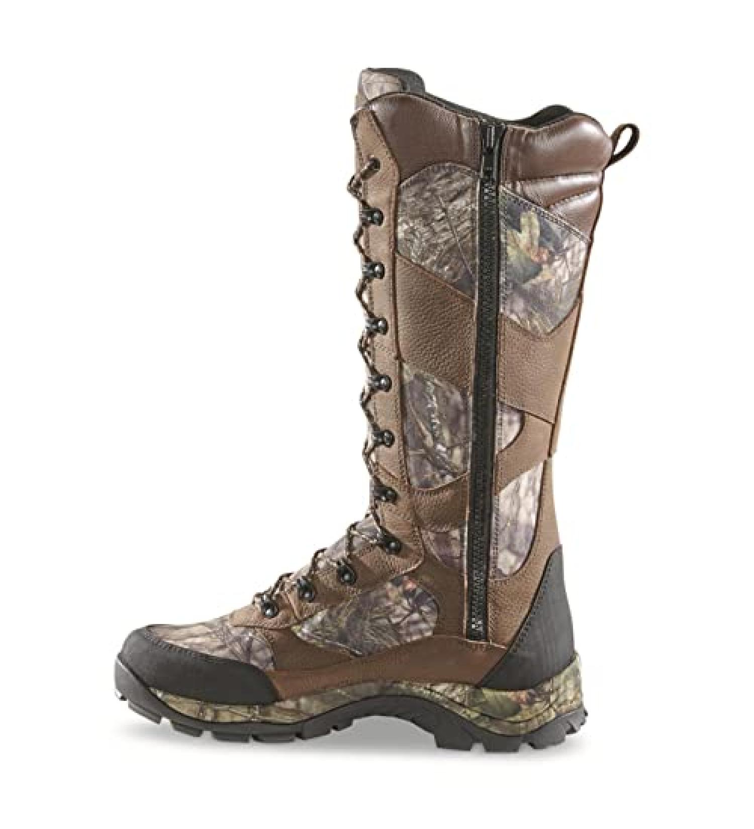 Guide Gear Country Pursuit 16 Men's Waterproof Leather Hunting Boots - 800g Insulated - 10 Wide - Mobu Country - Buy Online on SooperMarket.com