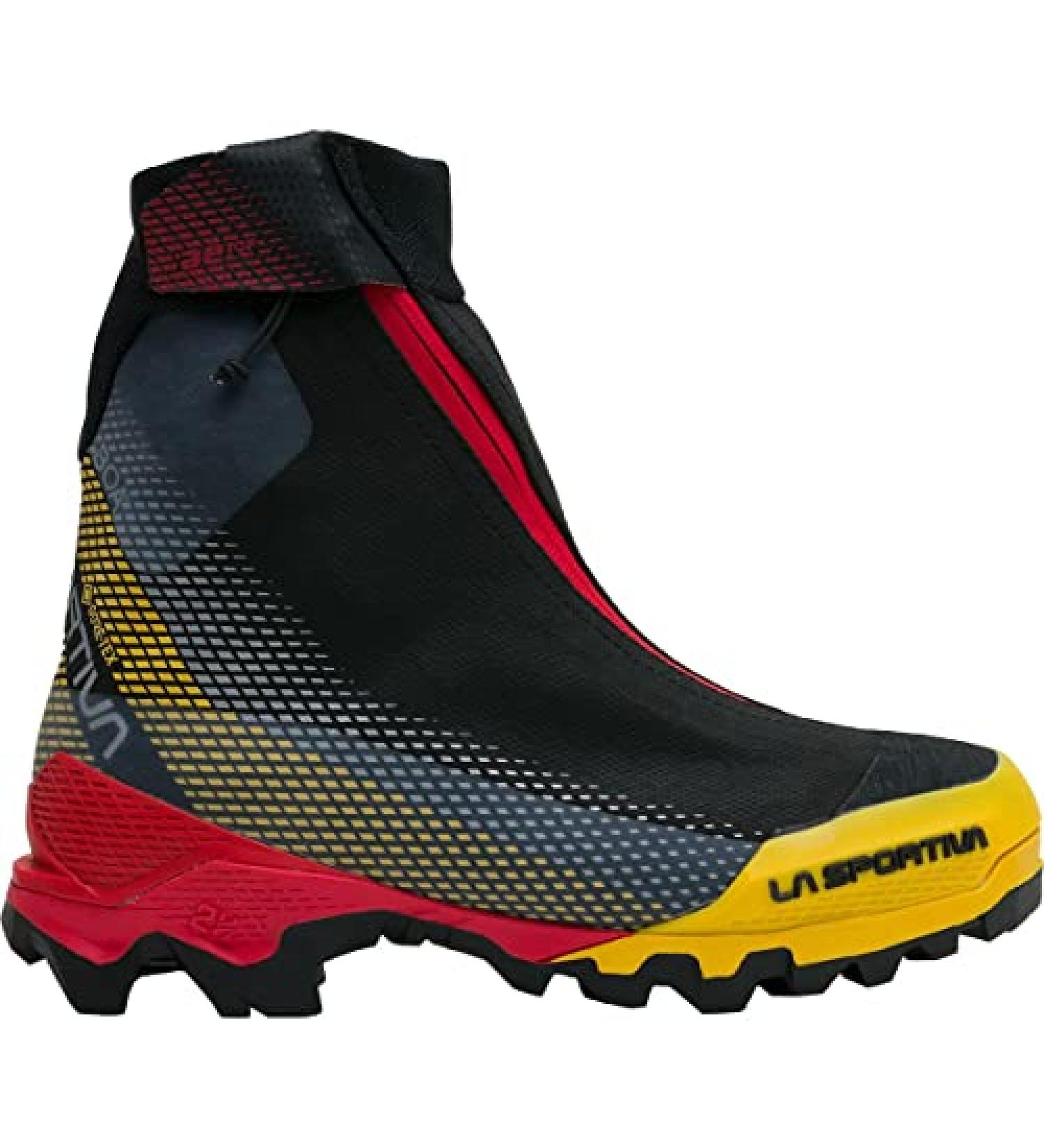 La Sportiva Aequilibrium Top GTX Mountaineering Boot - Men's Black/Yellow Size 46.0 - Buy Online on SooperMarket.com