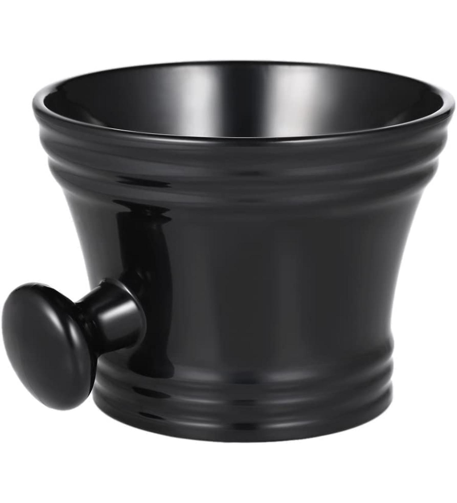 Beavorty Ceramic Shaving Bowl with Handle - Large Capacity Pottery Shaving Soap Cup for Men - Buy Online on SooperMarket.com