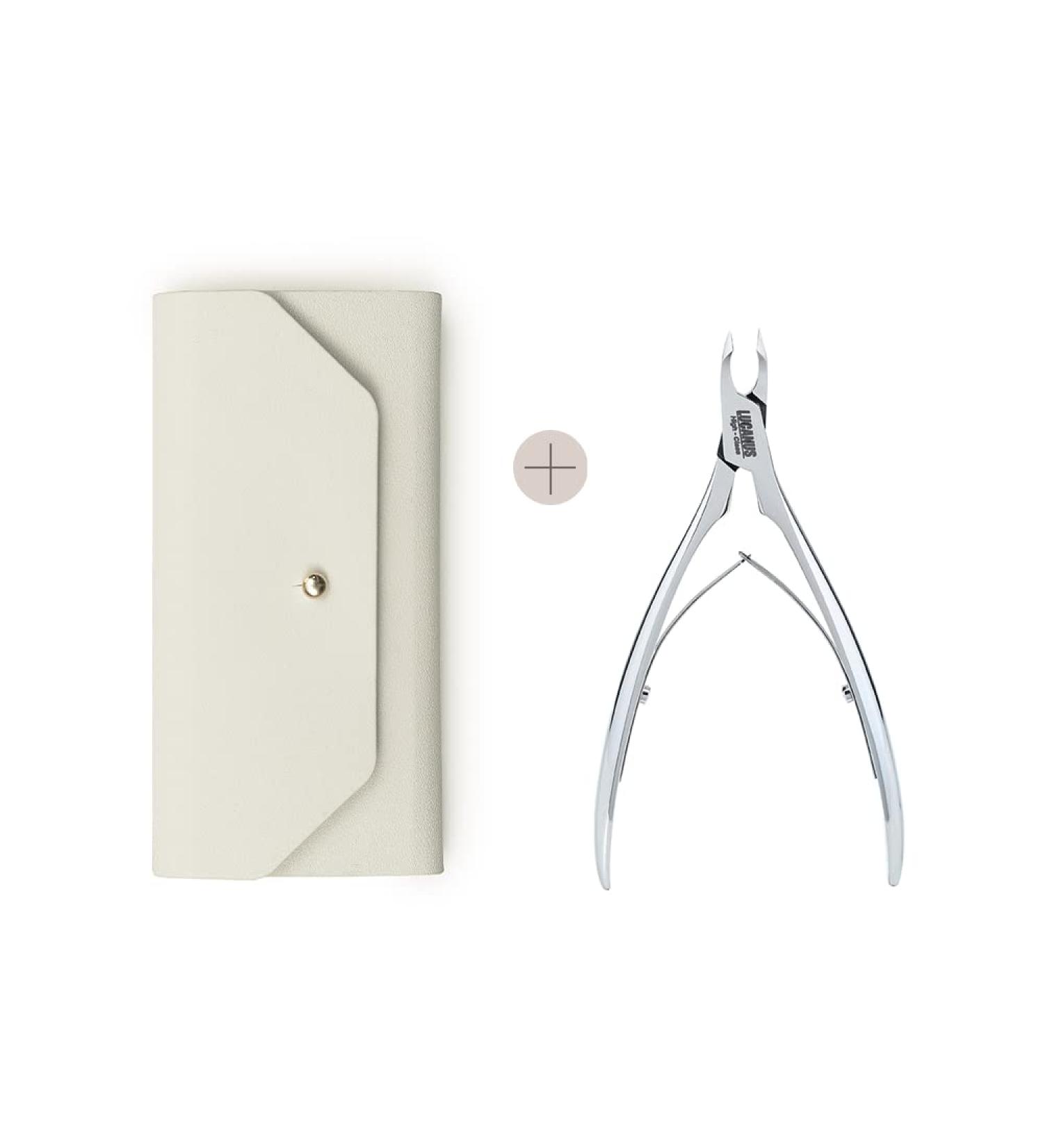 LUCANUS Premium Cuticle Cutter Stainless Steel Cuticle Nippers with Hand-Sharpen Blades Cuticle Clippers for Nail Care Pedicure Manicure Nail Tools (Silver) - Buy Online on SooperMarket.com