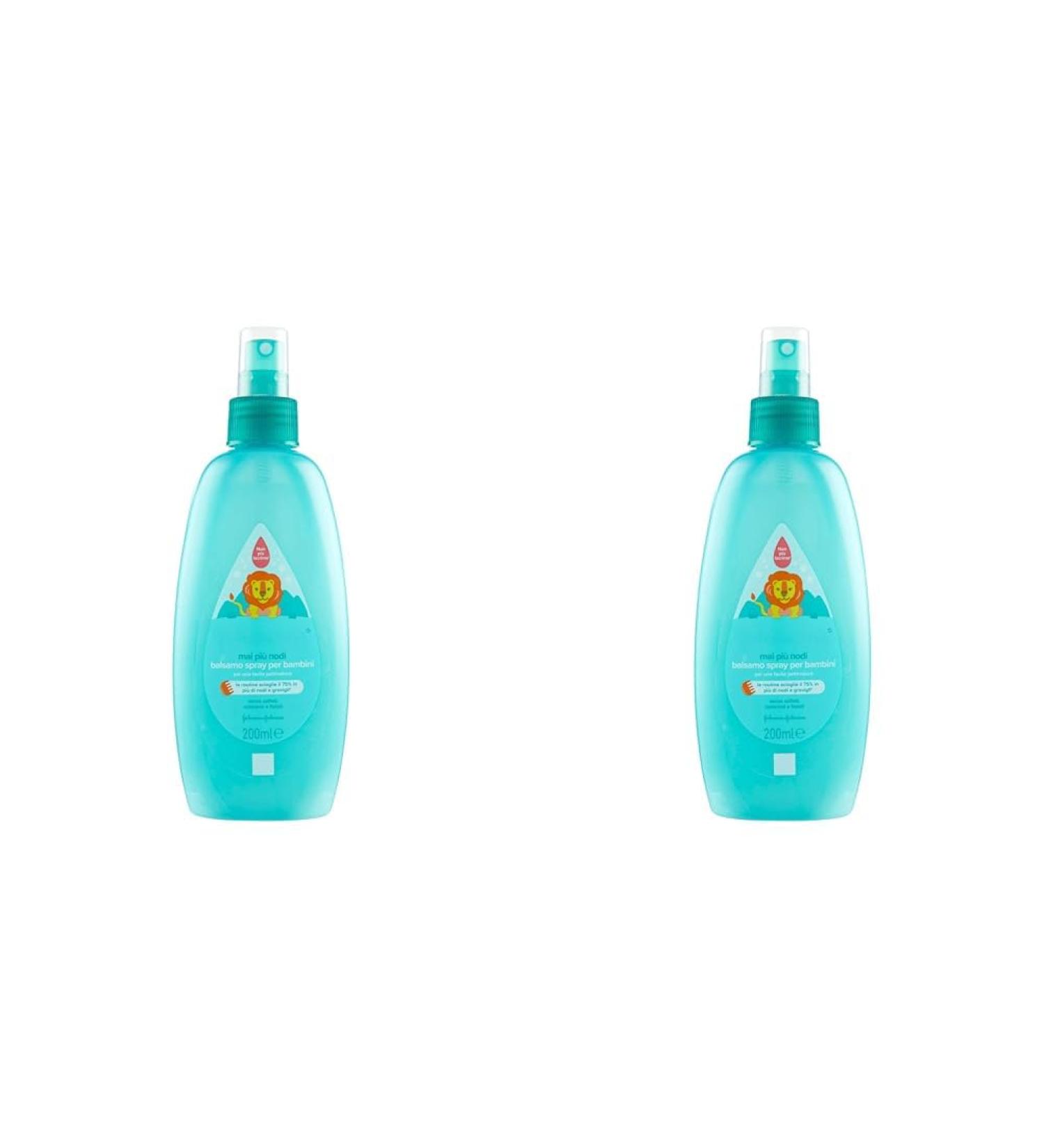 Johnson's Baby Spray for Kids - No More Knots No More Tears - 200ml (2 Pack) - Perfect for Long & Curly Hair - Buy Online on SooperMarket.com