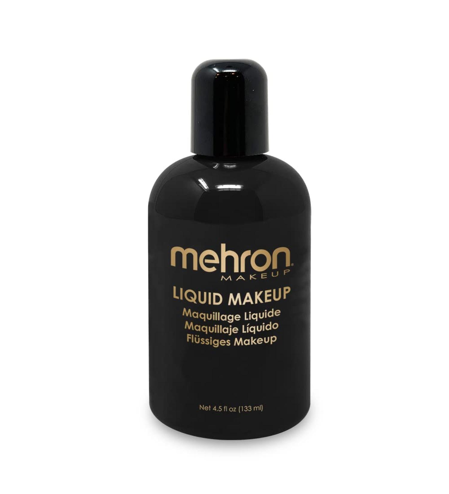 Mehron Makeup Liquid Face and Body Paint 4.5 oz - Black | 4.5 Fl Oz (Pack of 1) - Buy Online on SooperMarket.com