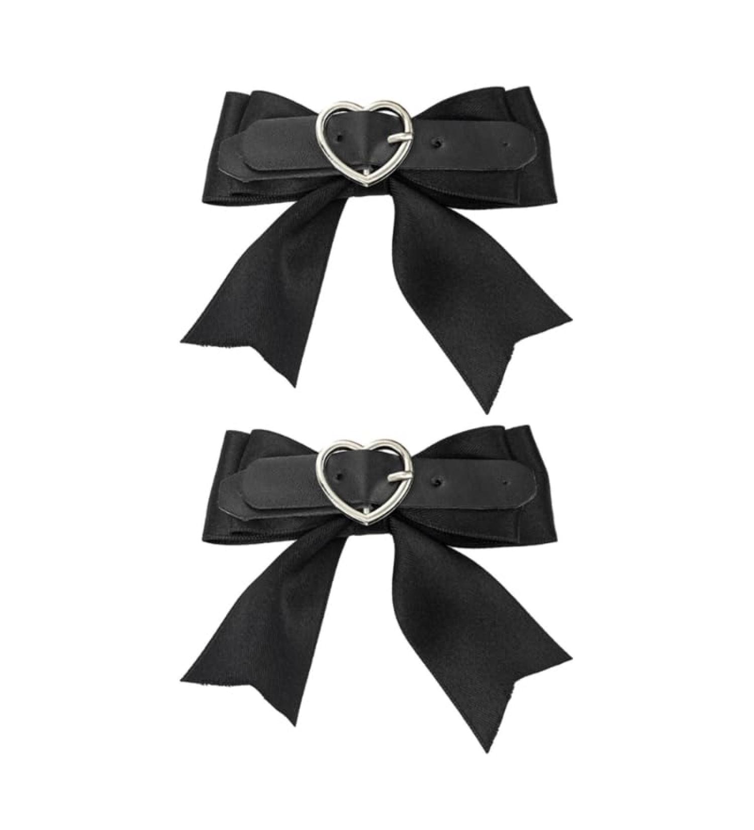 Gothic Lace Hair Clip Bow Large Barrette Bow Flat Clips Barrette Hairpin Bow Elegant Hair Clip for Bunches - Buy Online on SooperMarket.com
