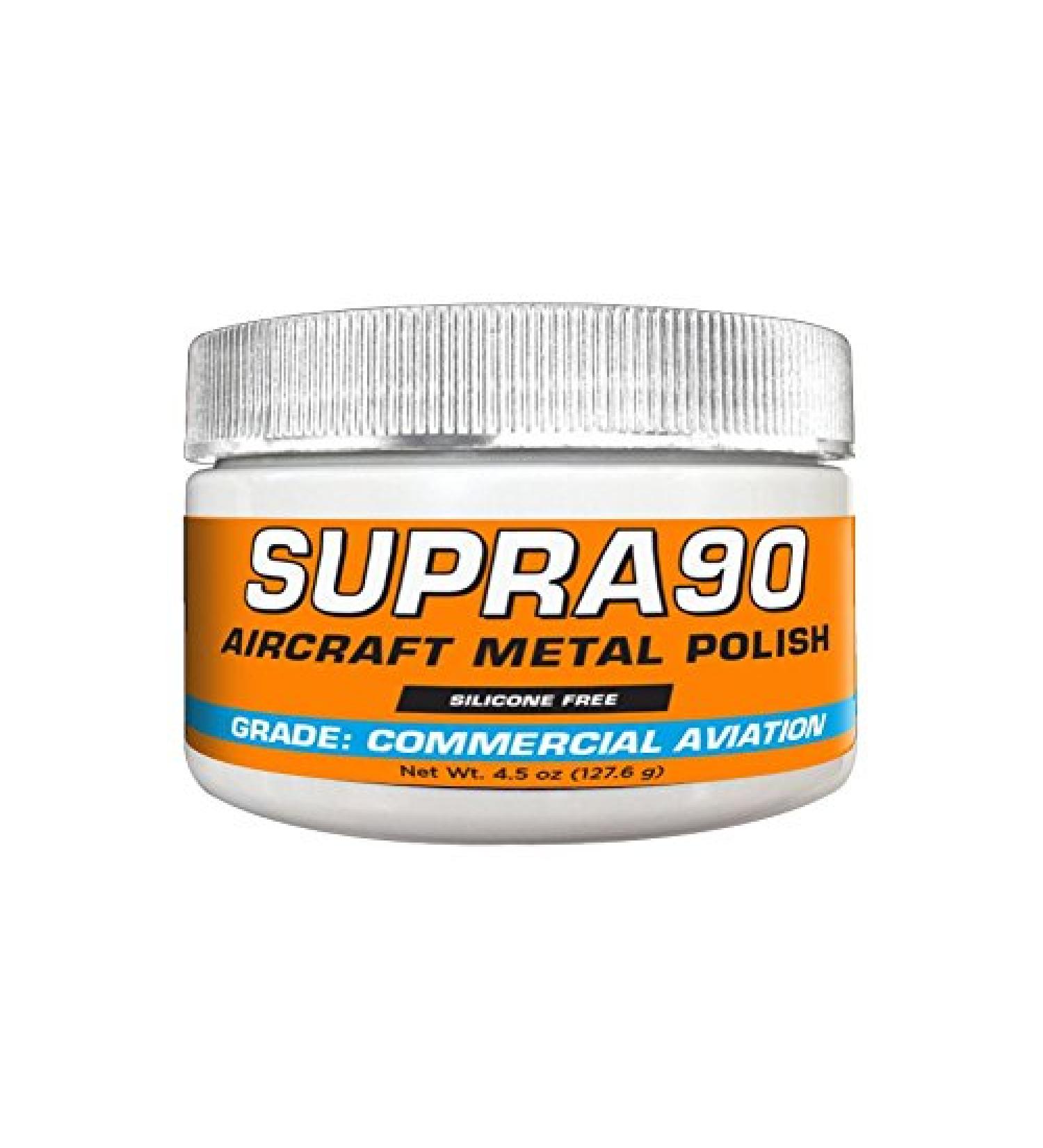 Rolite S90MP45z Supra90 Aircraft Metal Polish - 4.5 Oz for Airplane Painted Surfaces | Premium International Shipping Available - Buy Online on SooperMarket.com
